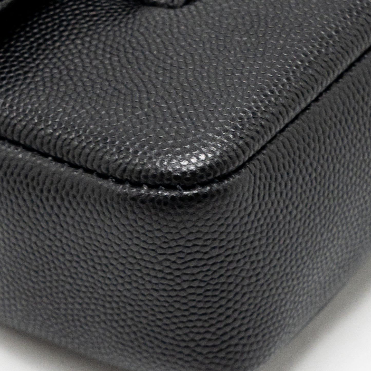 Chanel 26p Preppy Coco Clutch Shoulder Bag Caviar Black GHW (microchip)