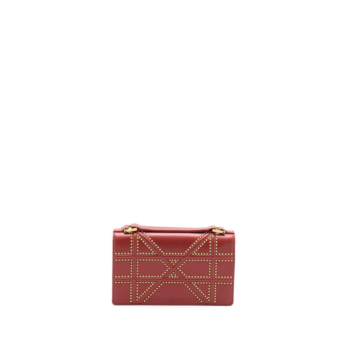 Dior Diorama Crossbody Bag With handle Red GHW