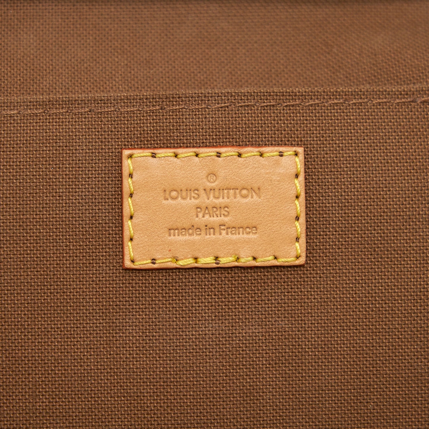 Louis Vuitton Petit Sac Plat Monogram Canvas GHW