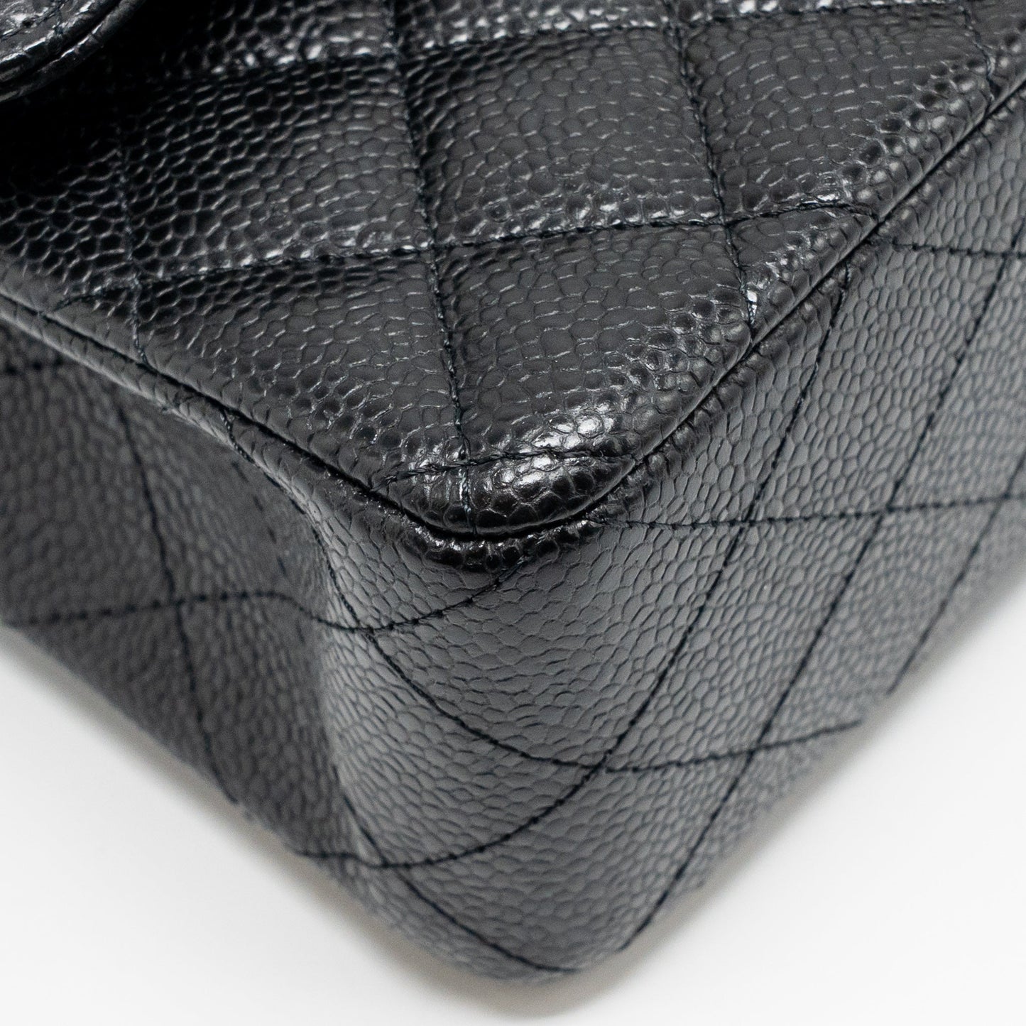 Chanel Small Classic Double Flap Bag Caviar Black GHW (microchip)