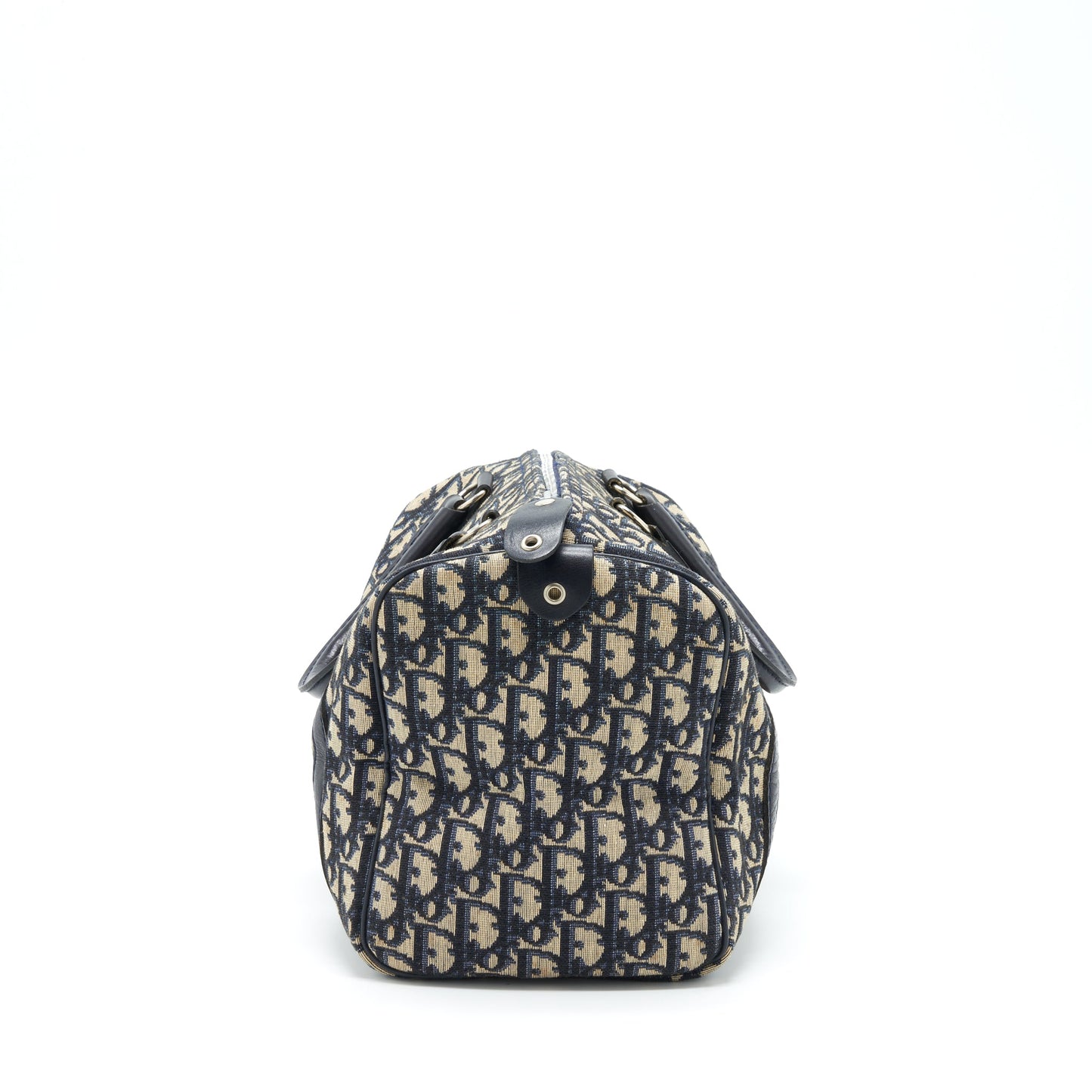 Dior Vintage Speedy Bag Blue Oblique Canvas