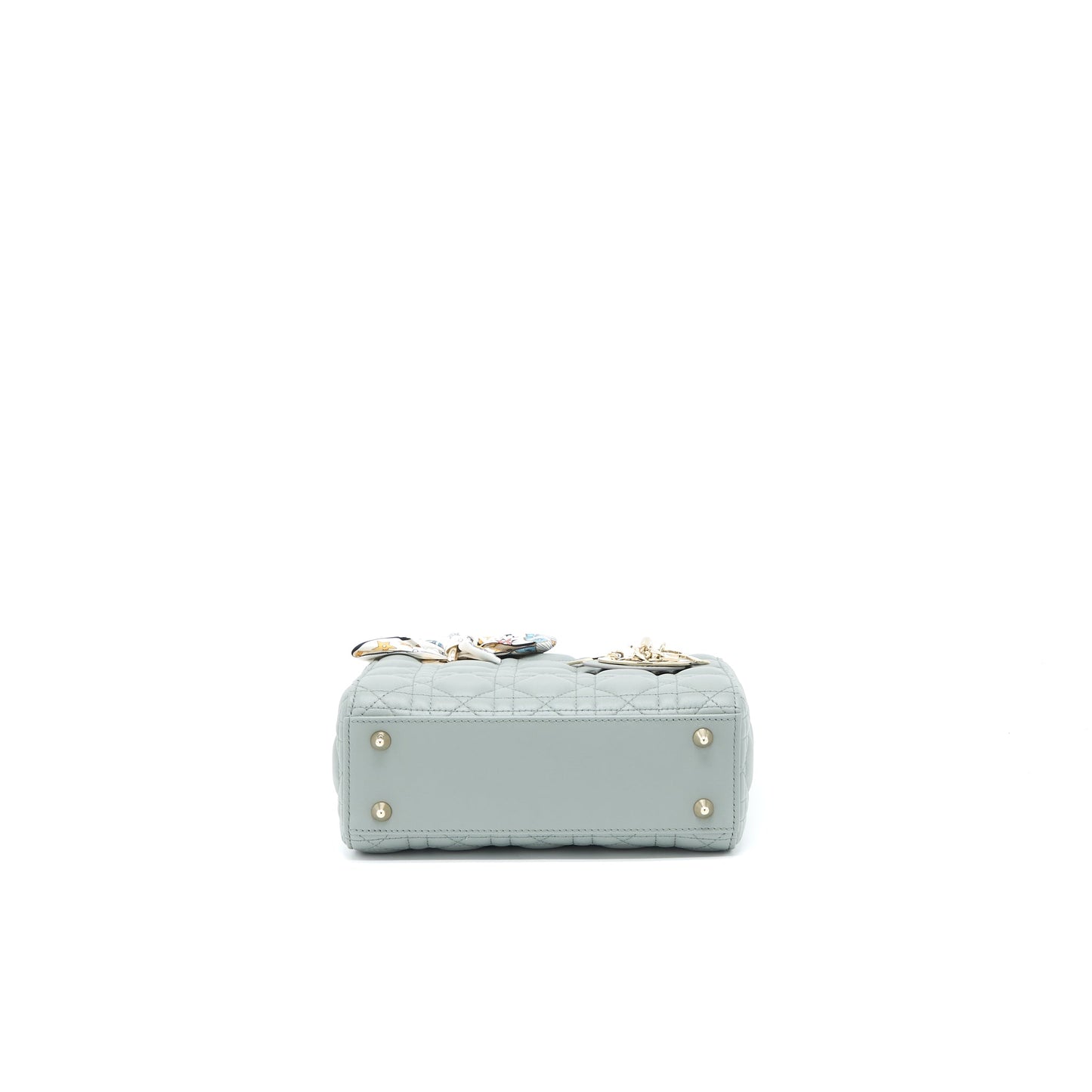 Dior Small Lady Dior My ABCDior Lambskin Cannage Gray LGHW