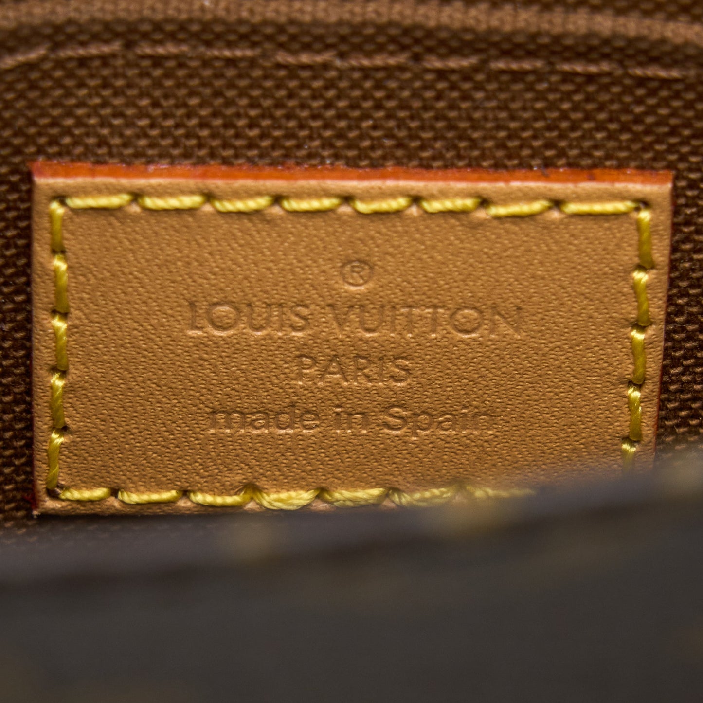Louis Vuitton Petit Sac Plat Monogram Canvas GHW