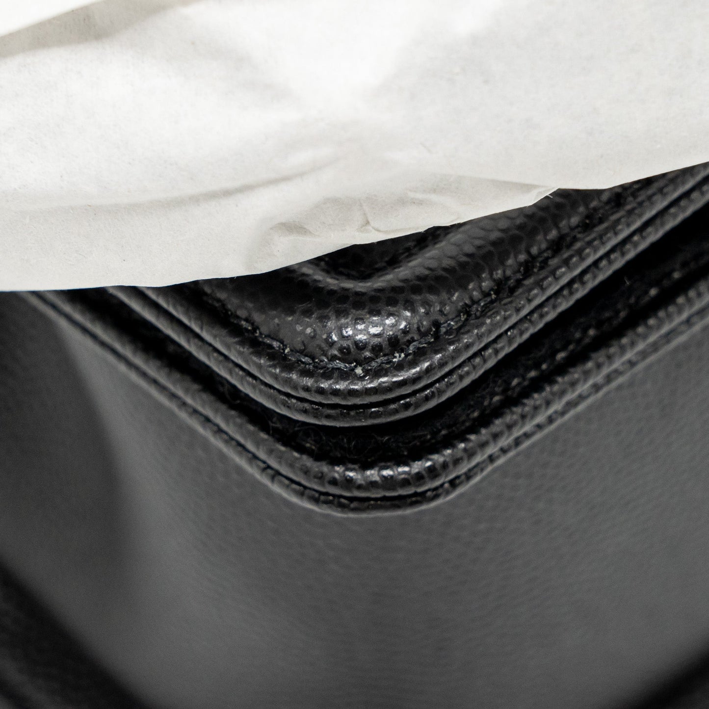 Chanel Small Boy Bag Caviar BLACK Ruthenium SHW (Microchip)