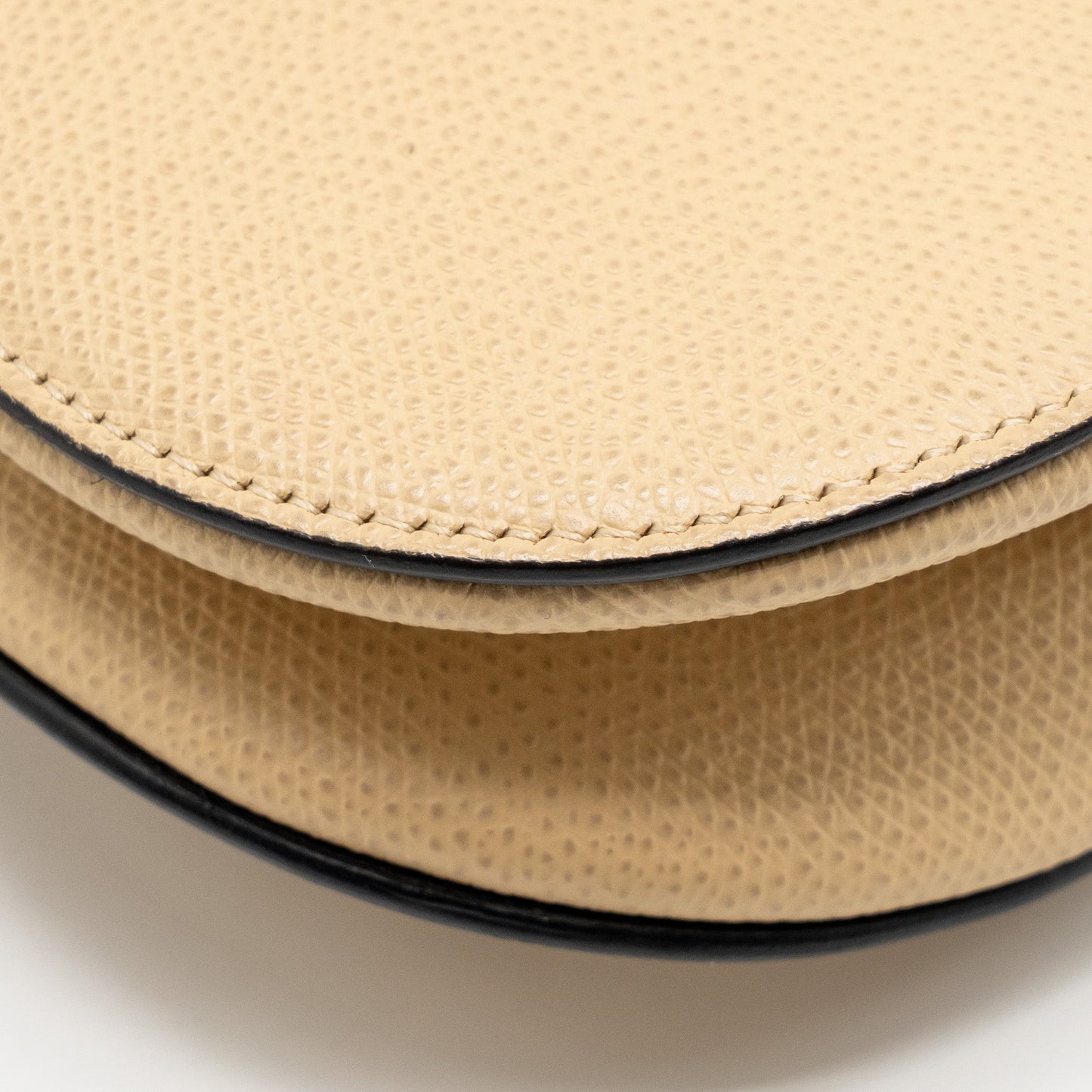 Dior Mini Saddle Bag Calfskin Beige GHW