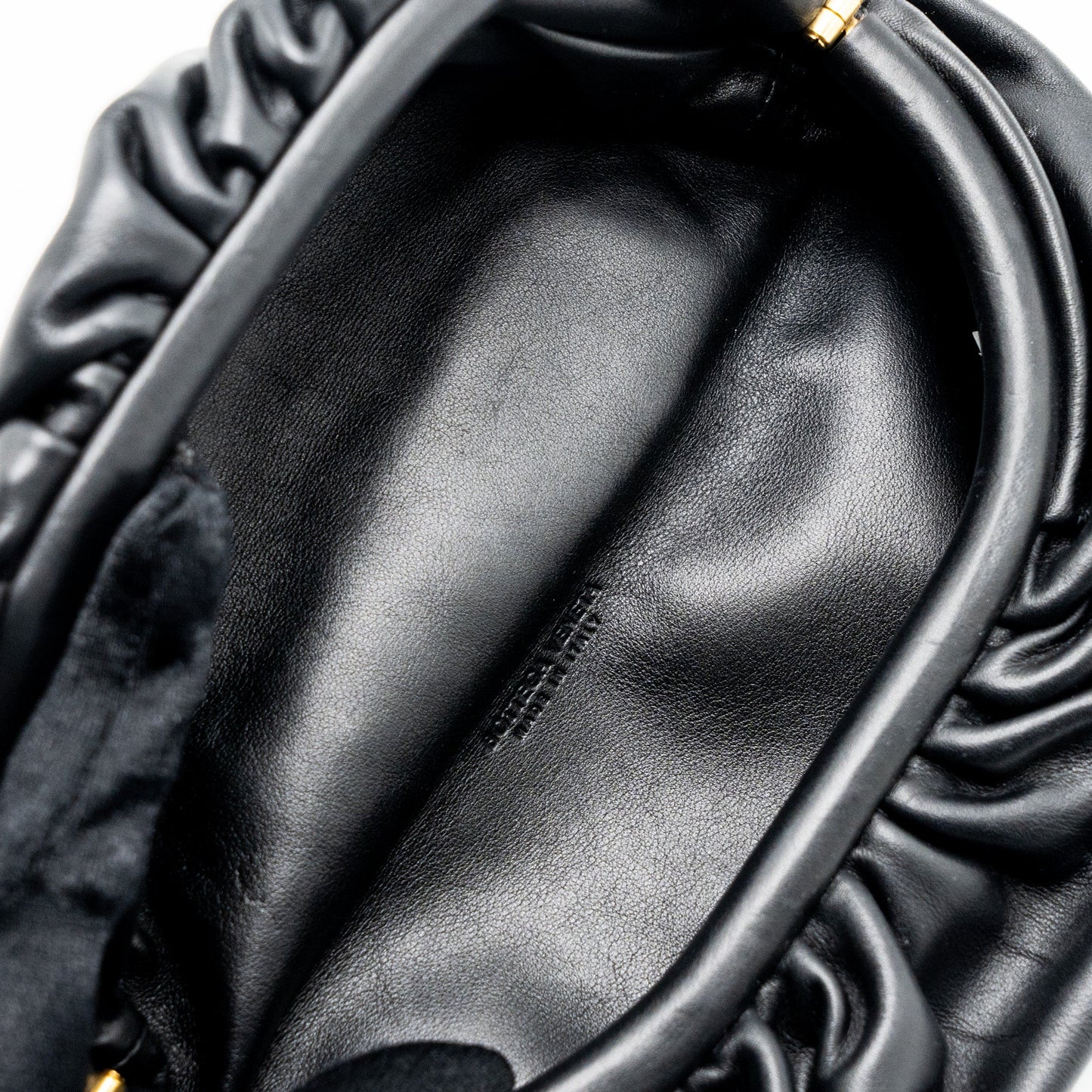 Bottega Veneta The Mini Pouch Belt Bag Calfskin Black GHW