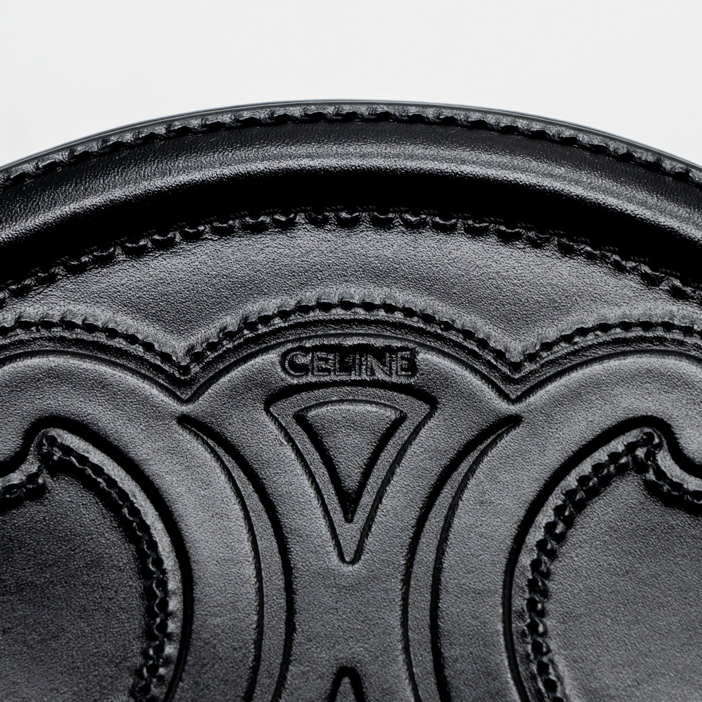 Celine Oval Bag Cuir Triumphed Calfskin Black GHW