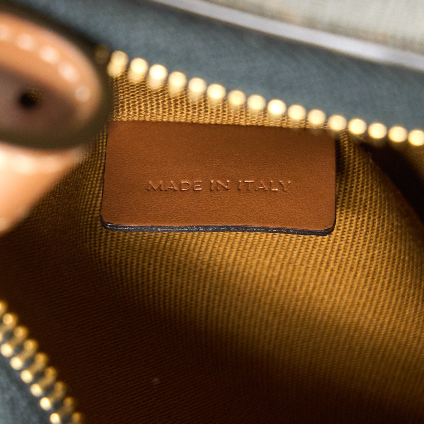 Celine Ava Bag in Triomphe Canvas/Calfskin Tan GHW
