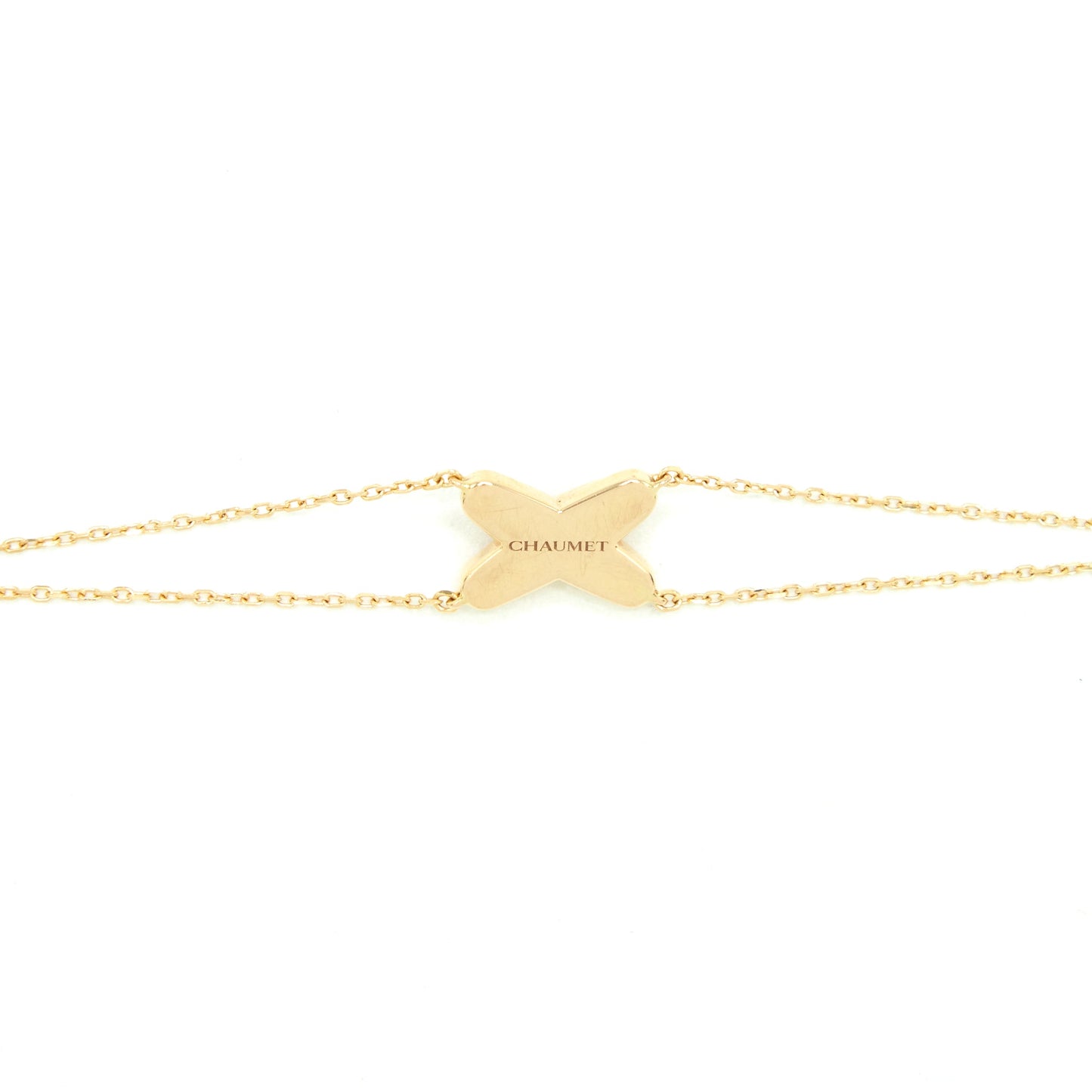 Chaumet Jeux De Liens Bracelet Pink Gold, Diamond And Madder Red Lacquer