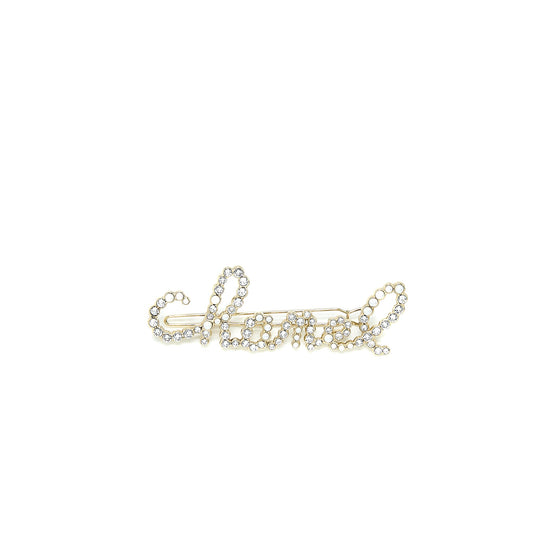Chanel Pearl and Crystal Hair Clip