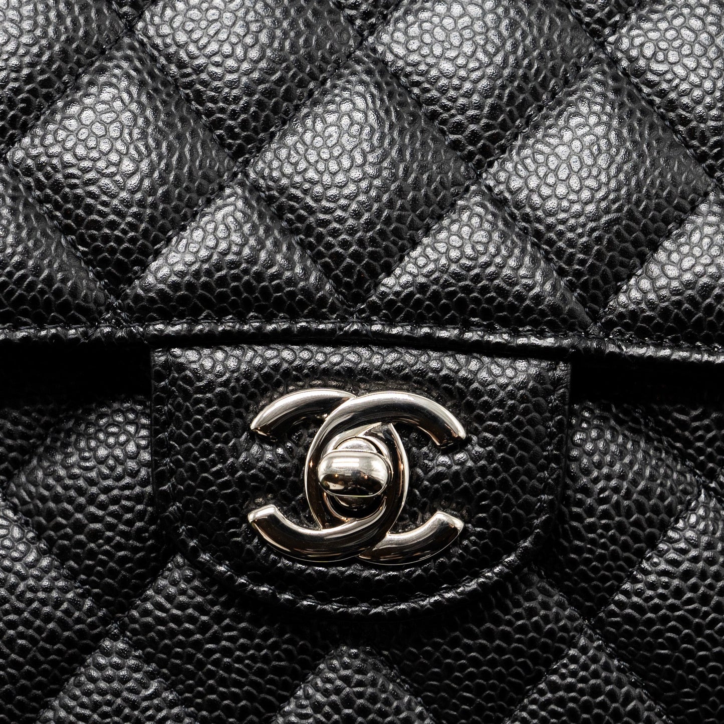 Chanel Medium Classic Double Flap Bag Caviar Black SHW