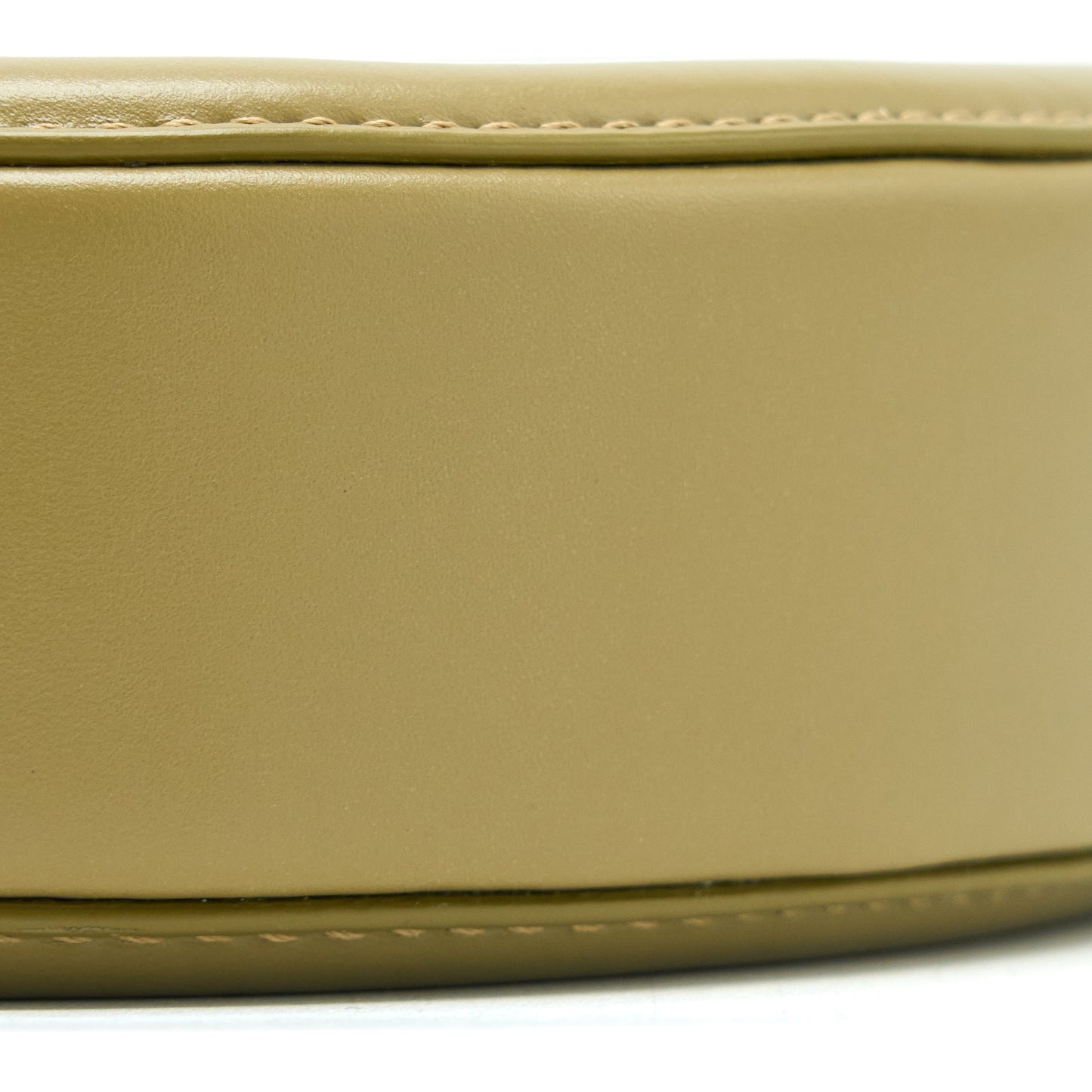 Celine Crossbody Oval Purse Calfskin Olive GHW