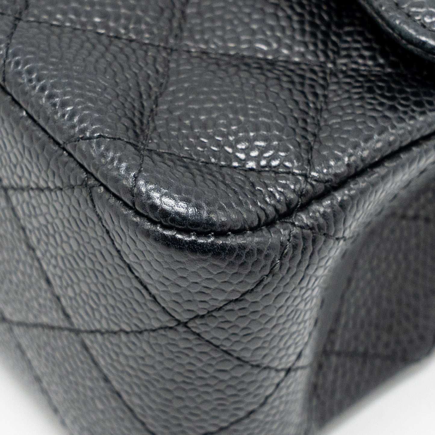 Chanel Medium Classic Double Flap Bag Caviar Black SHW