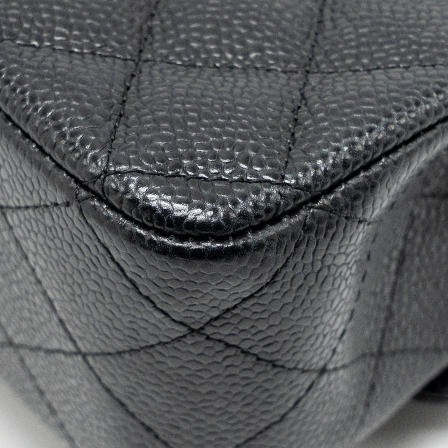 Chanel Medium Classic Double Flap Bag Caviar Black SHW