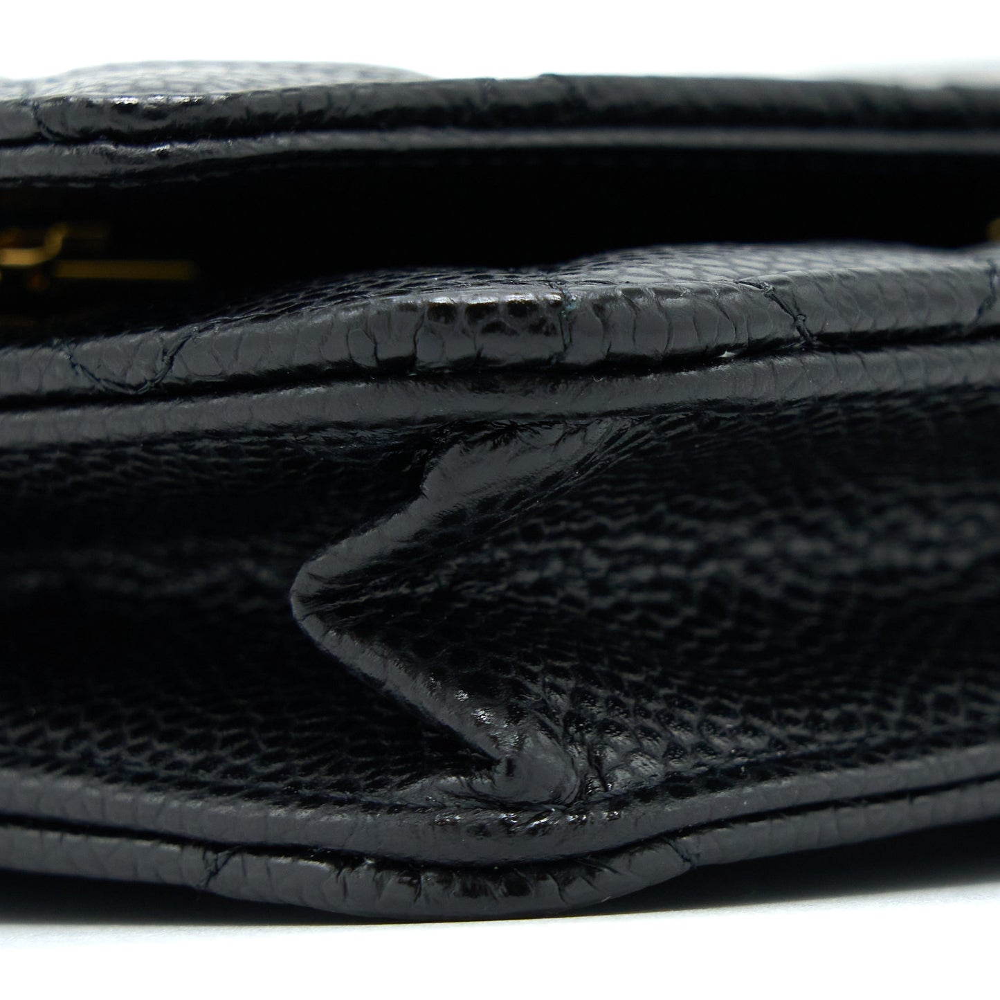 Chanel Classic Wallet On Chain Caviar Black GHW (Microchip)