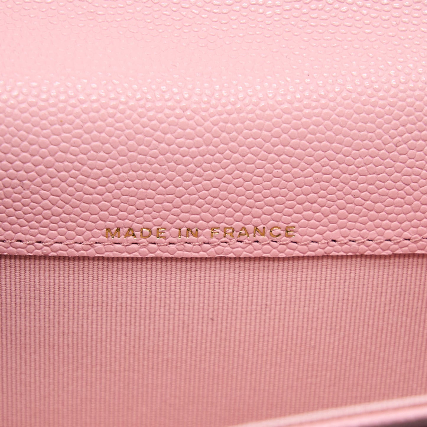 Chanel Classic Flap Card Holder Caviar Light Pink LGHW