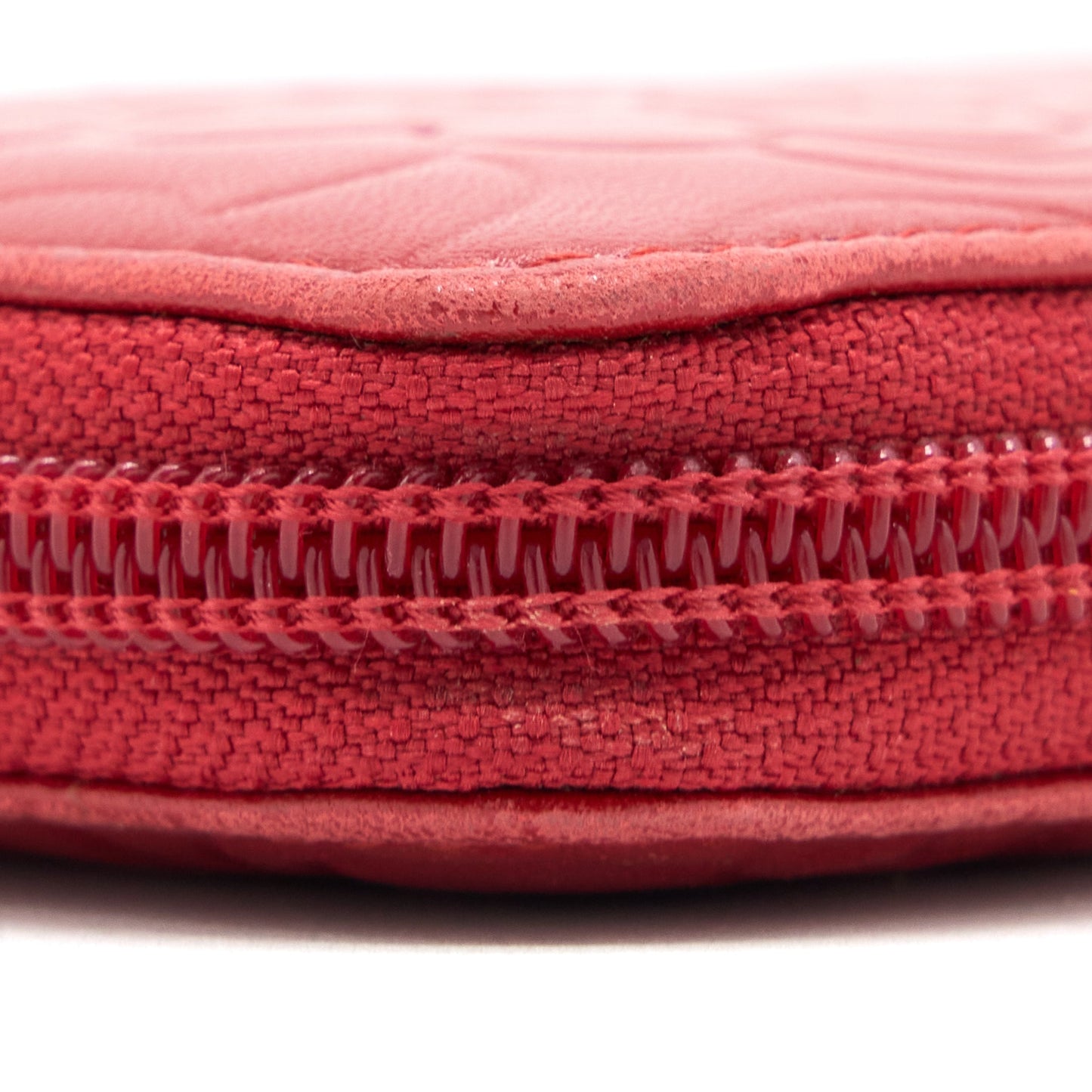 Chanel Camellia Long Wallet Lambskin Red SHW