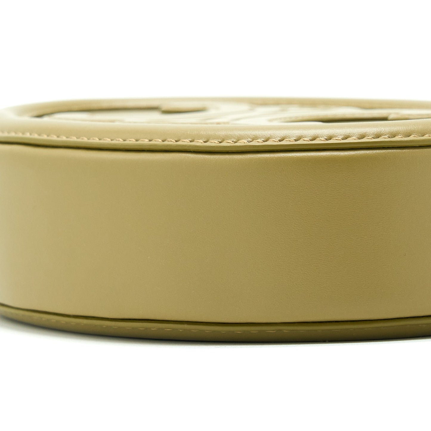 Celine Crossbody Oval Purse Calfskin Olive GHW
