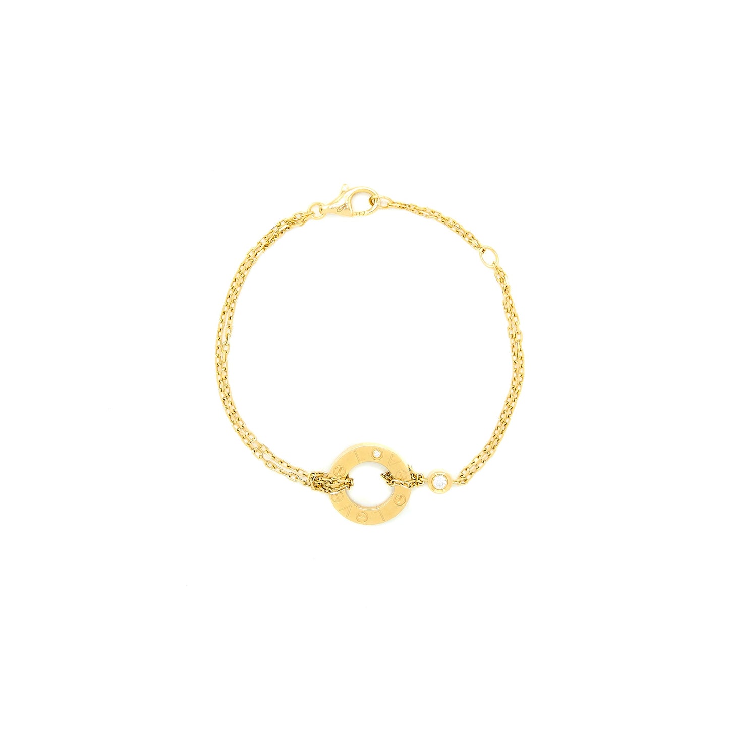 Cartier Love Bracelet Yellow Gold with Diamonds