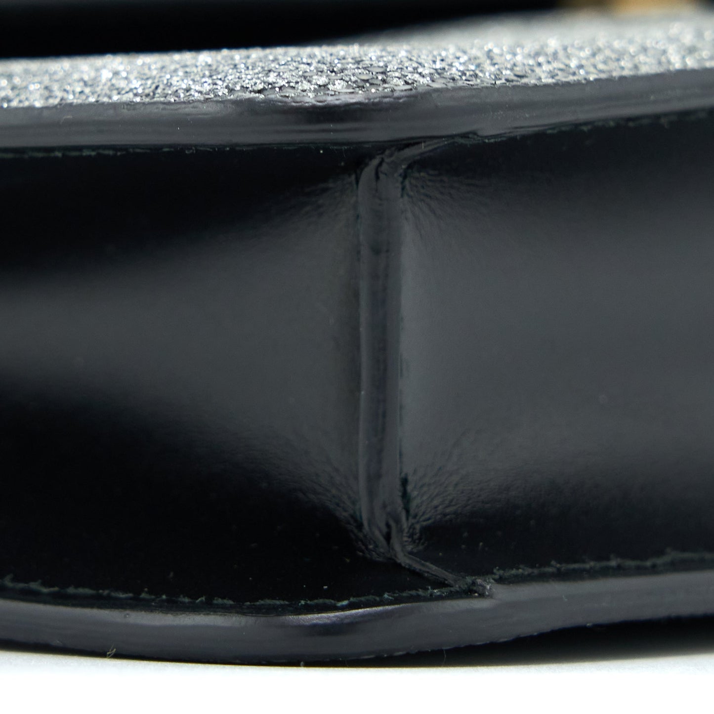 Bvlgari Serpenti Forever Clutch With Chain Stingray Leather Grey LGHW