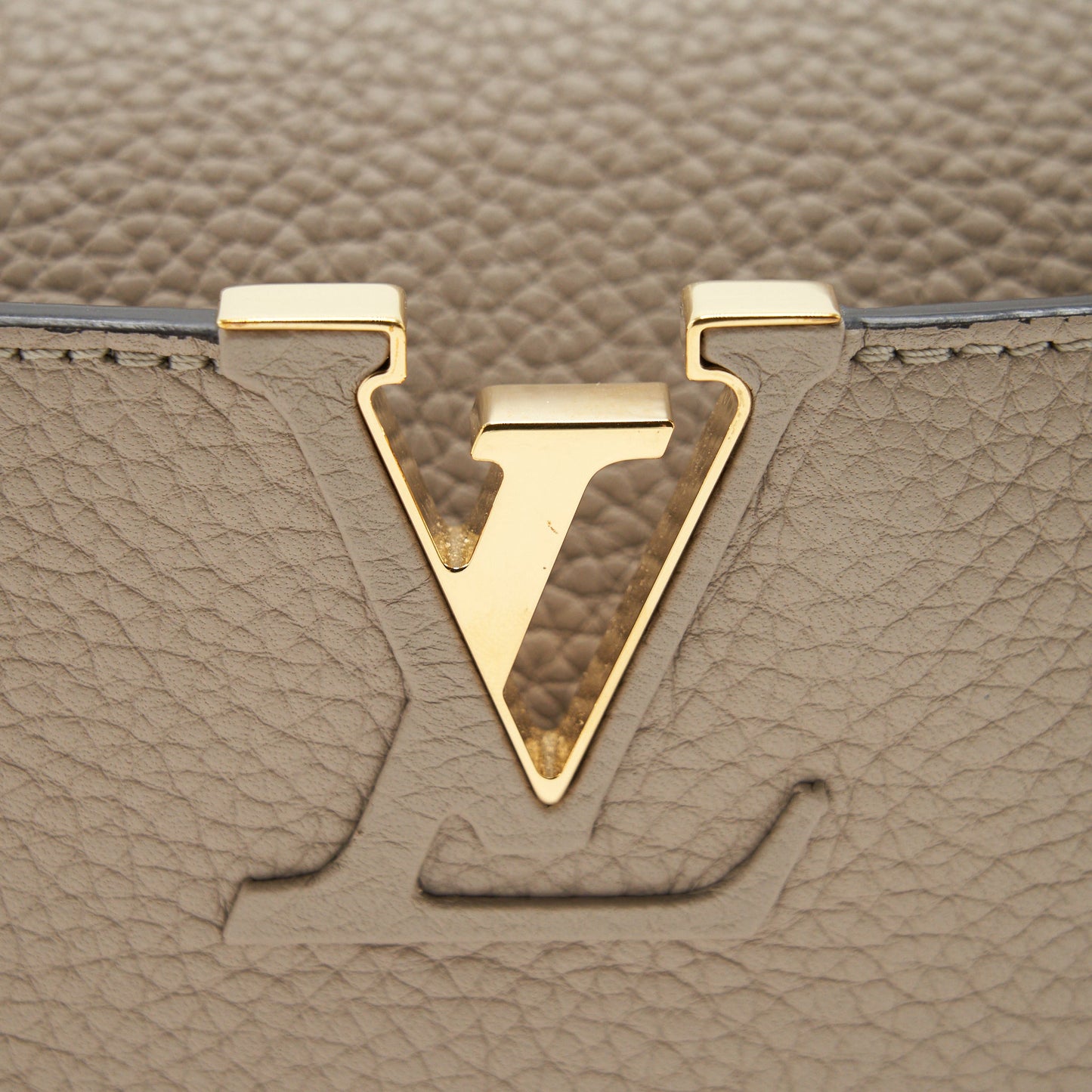 Louis Vuitton Capucines BB Taurillon Galet GHW