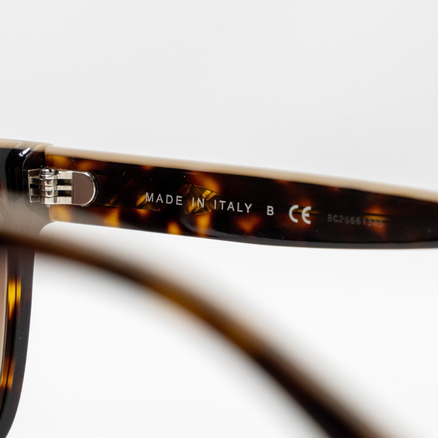 Chanel CC and Letter Logo Shield Sunglasses Dark Tortoise/Beige Brown SHW