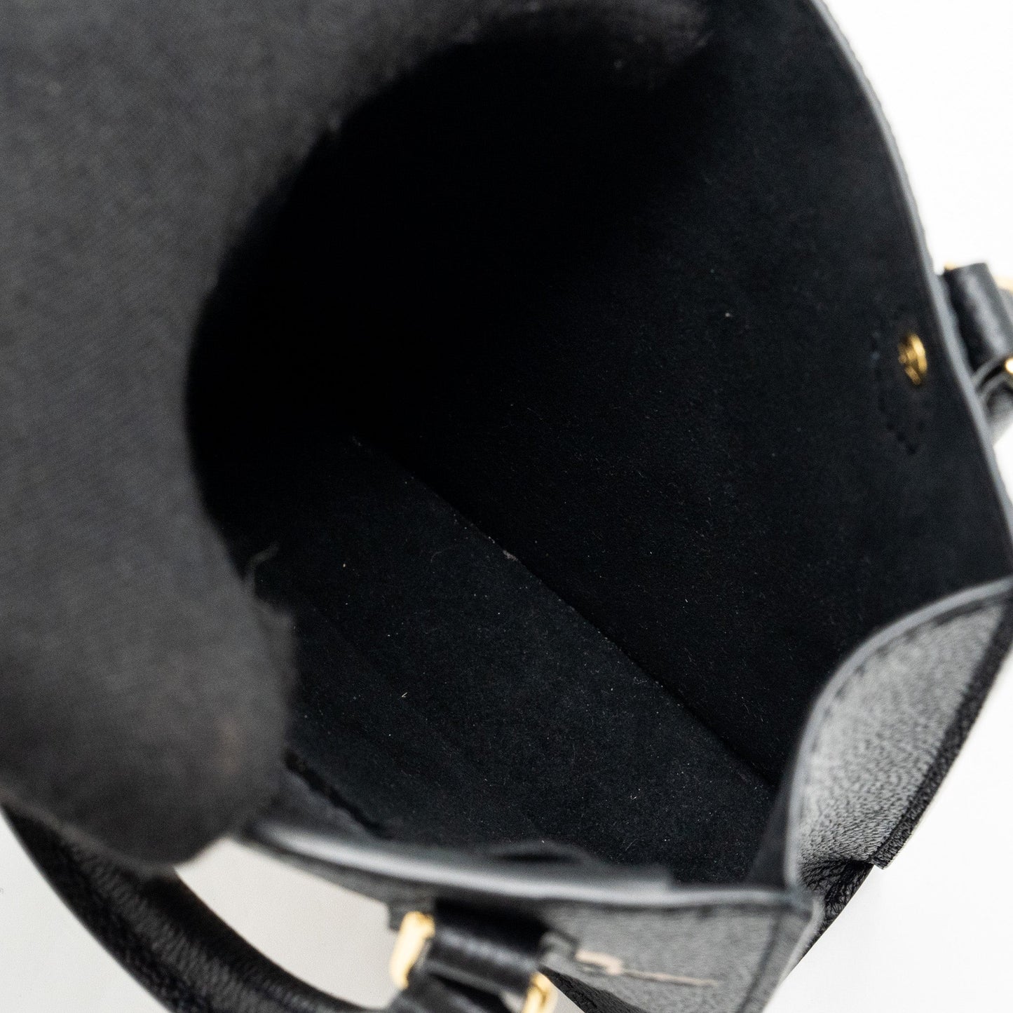 Louis Vuitton petit sac plat monogram empreinte calfskin black GHW (New Version)