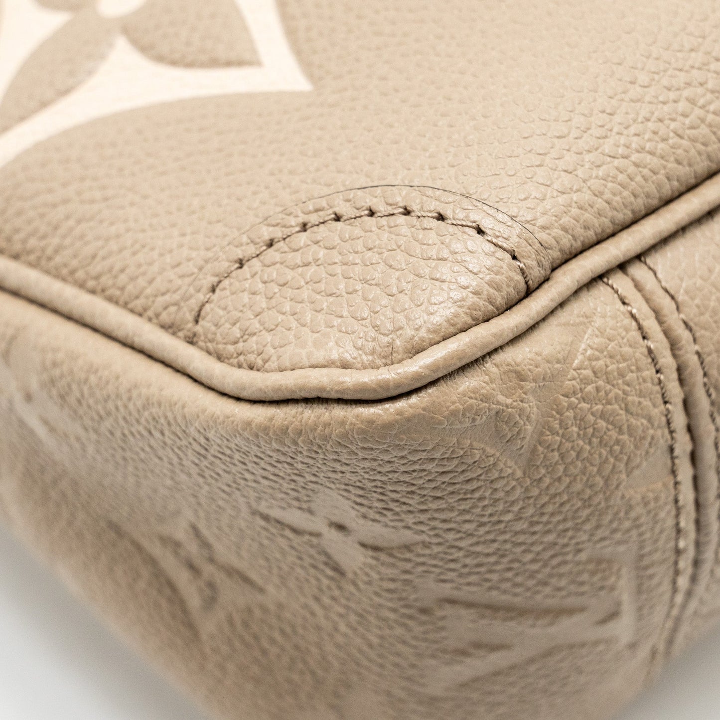 Louis Vuitton Trianon Tote Bag PM Monogram Empreinte Tourterelle/Crème Beige GHW