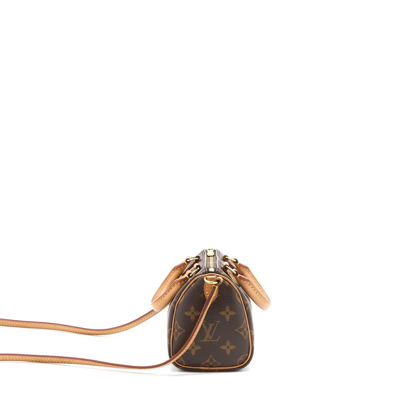 Louis Vuitton Nano Speedy Monogram Canvas GHW