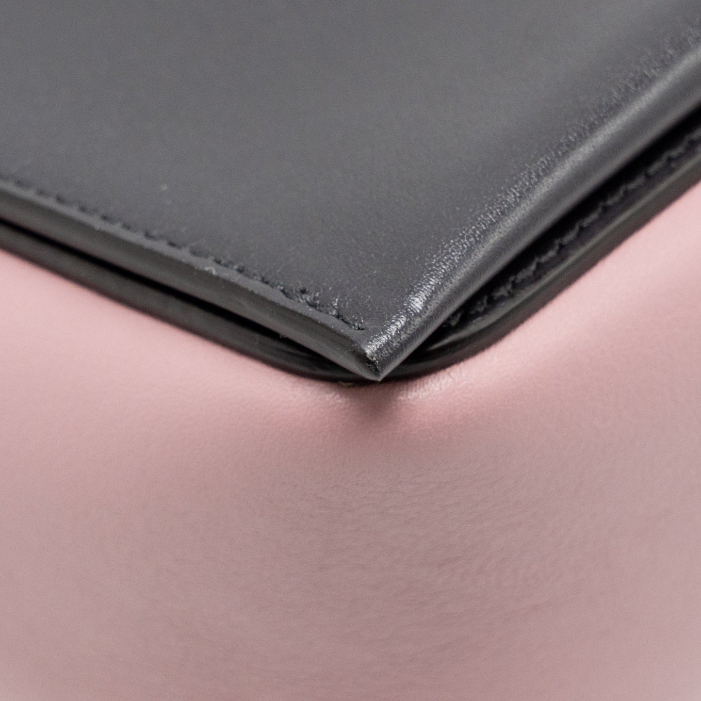 Celine Frame Bag Calfskin Pink/Grey SHW
