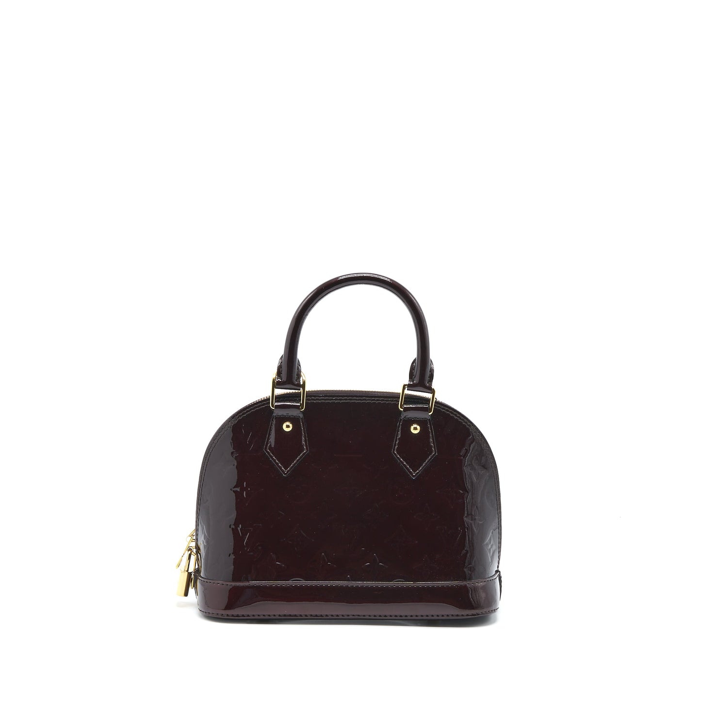 Louis Vuitton Alma BB Patent Amatante GHW