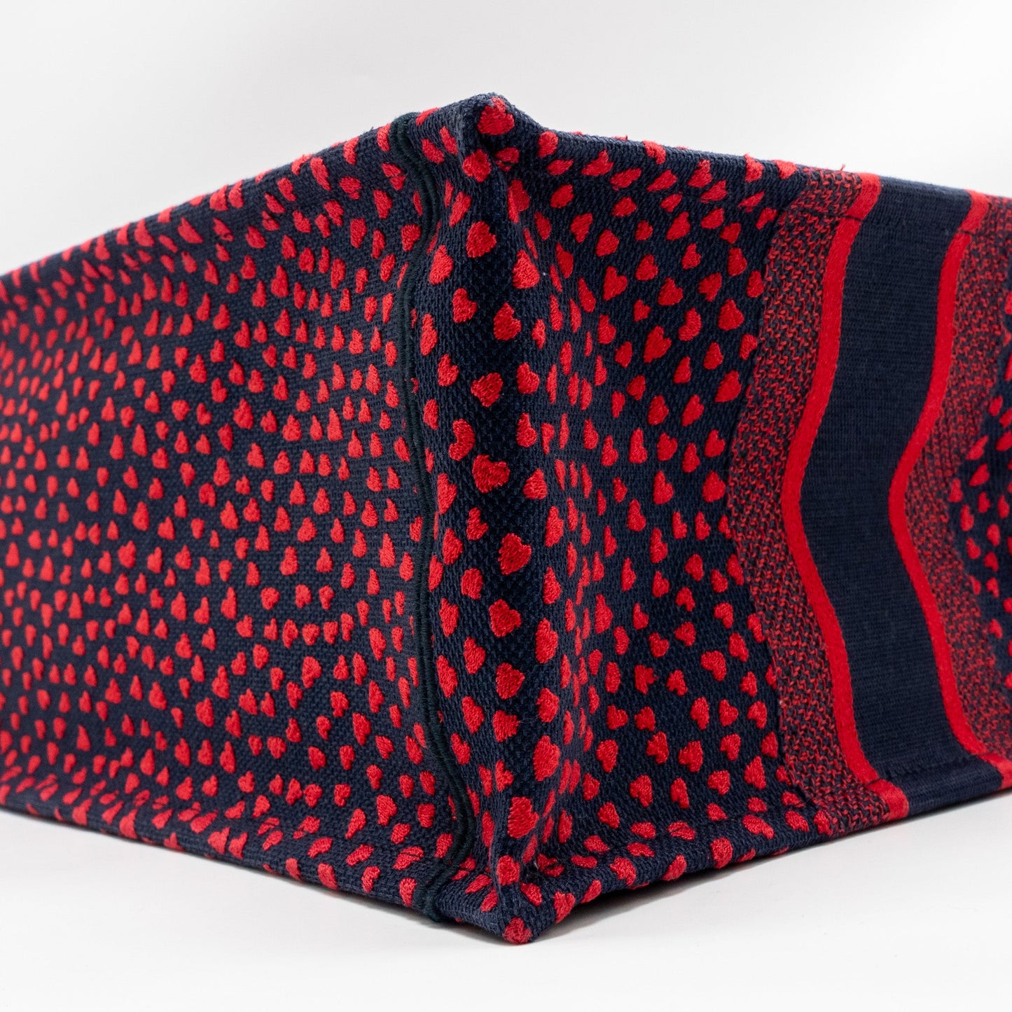 Dior Medium Dior book tote I love Paris canvas red / navy