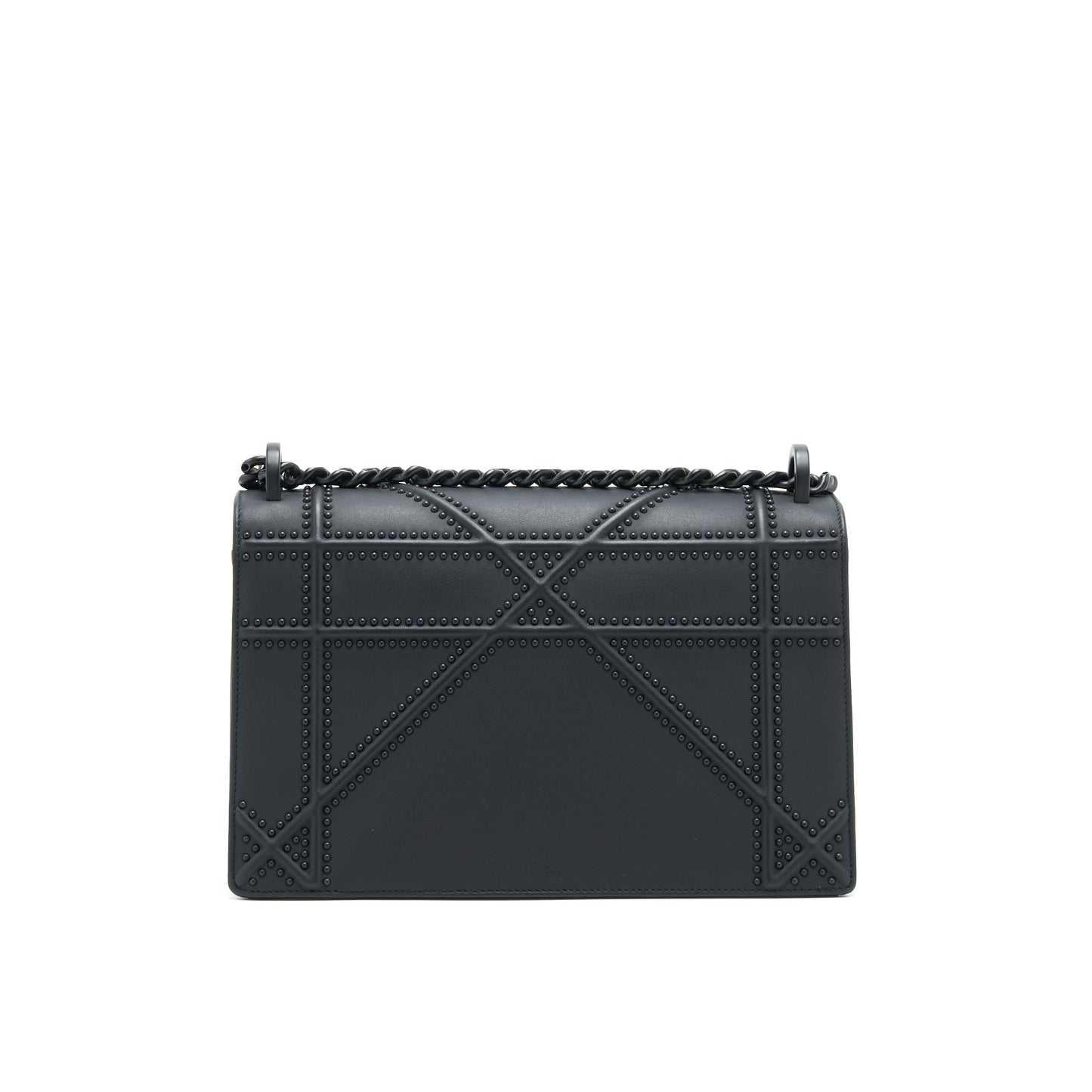 Dior Medium Studded So Black Diorama Bag