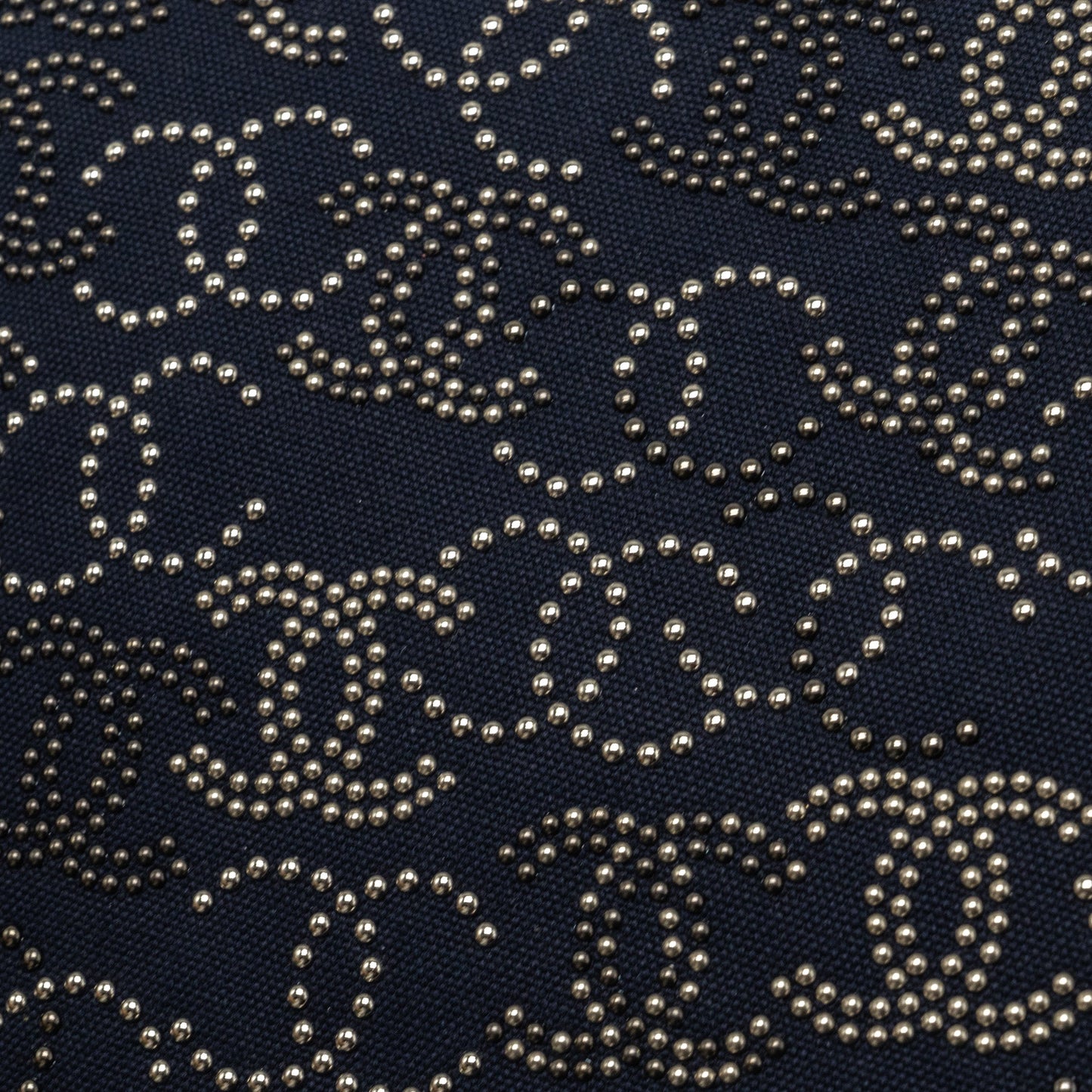 Chanel Double Side Zip Pouch/Zip Clutch Fabric Black Ruthenium Hardware