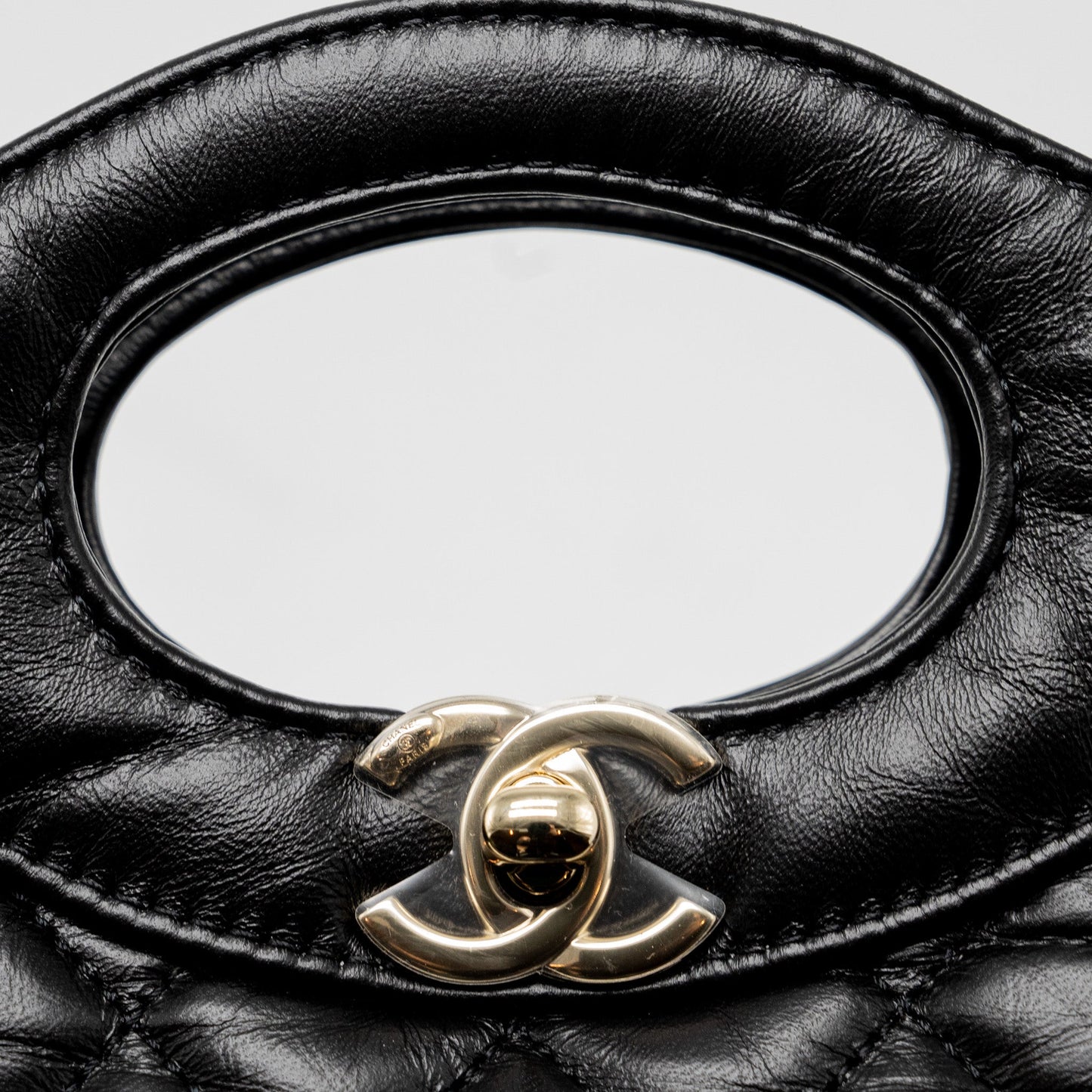 Chanel 23A Mini 31 Bag Calfskin Black LGHW (Microchip)