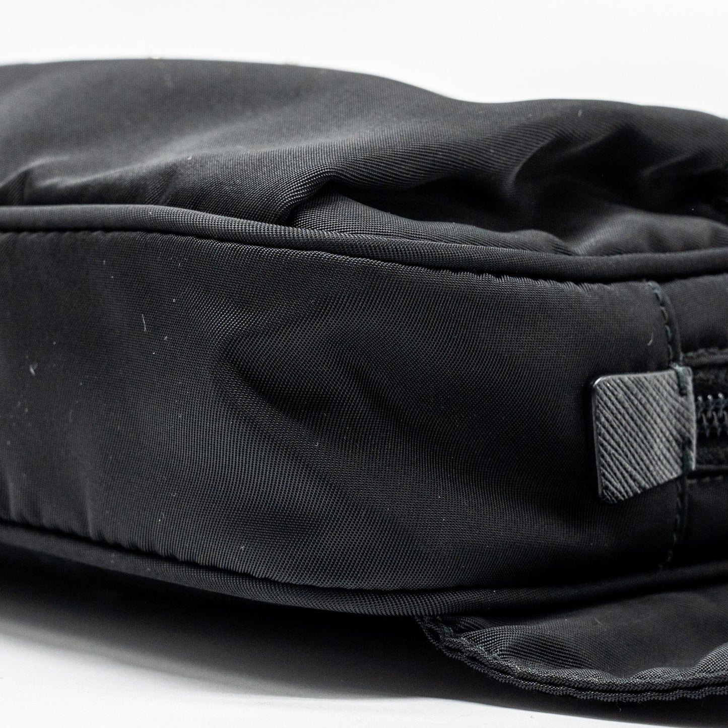 Prada Re-Nylon Belt Bag Nylon Black SHW