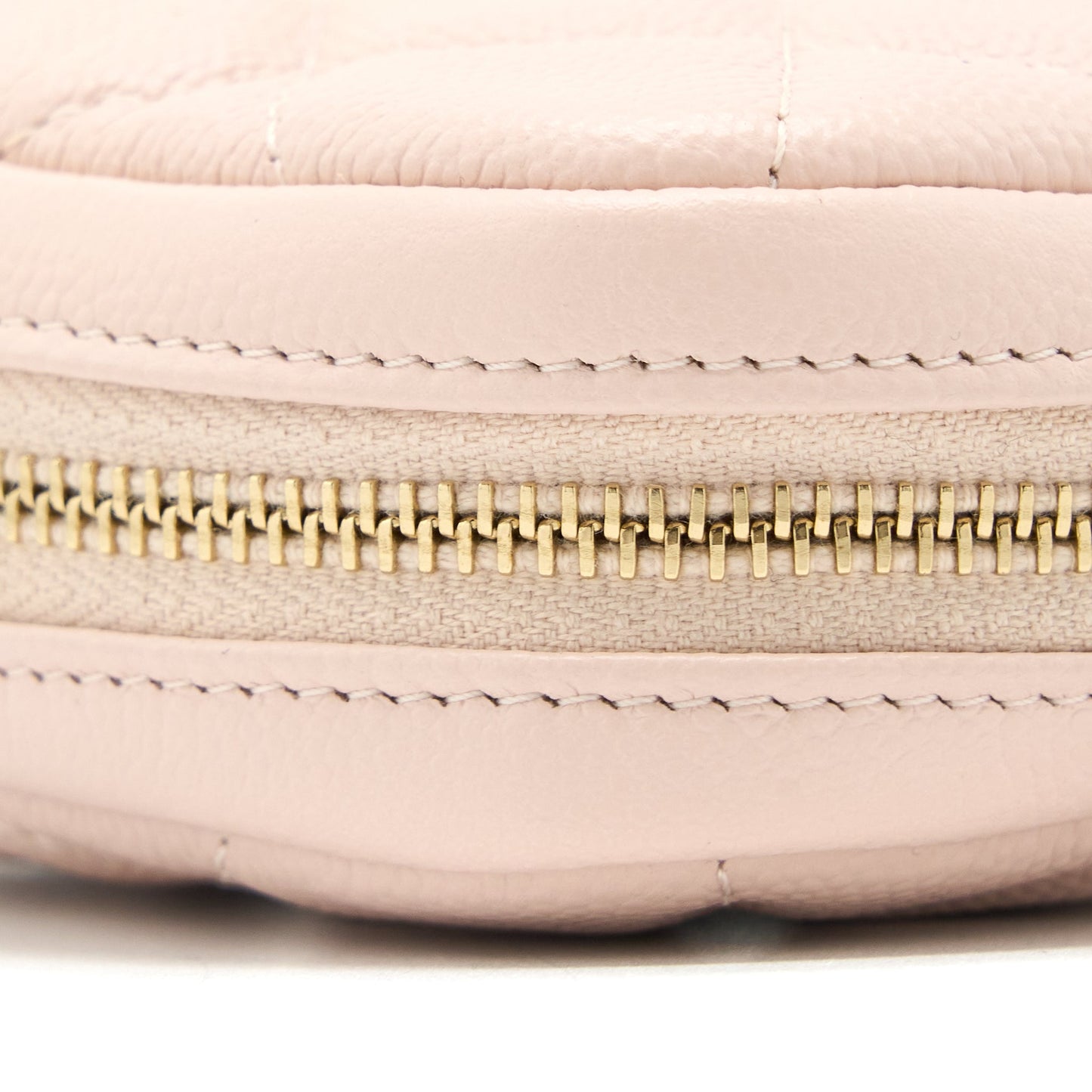 Chanel 21C Small Cosmetic Pouch Caviar Rose Clair LGHW
