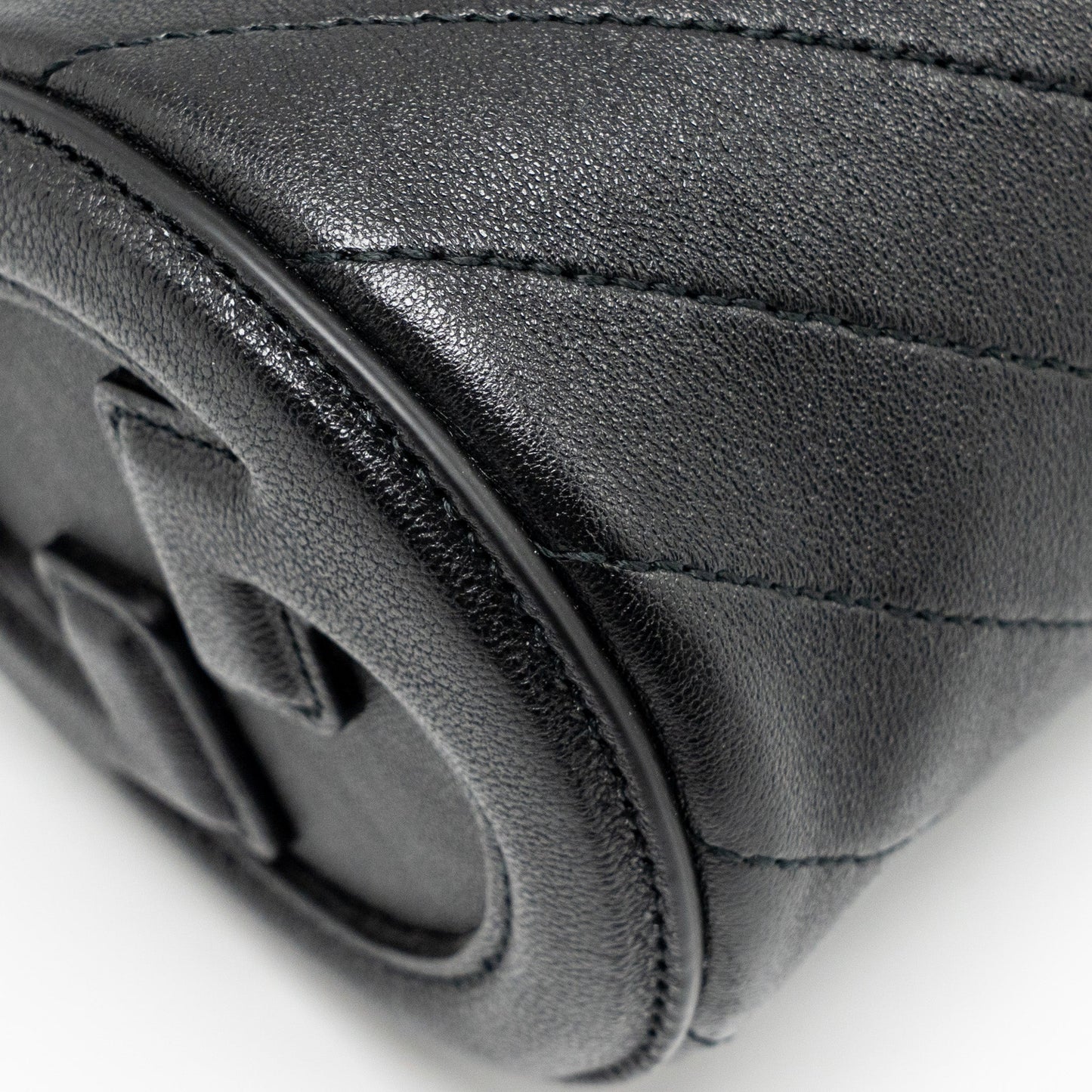 Gucci Blondie Mini Shoulder Bag leather black SHW