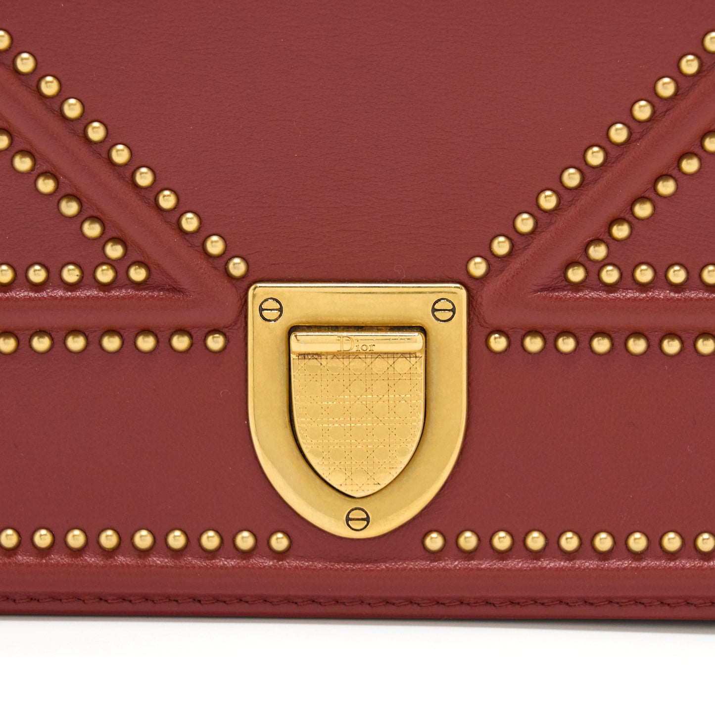 Dior Diorama Crossbody Bag With handle Red GHW