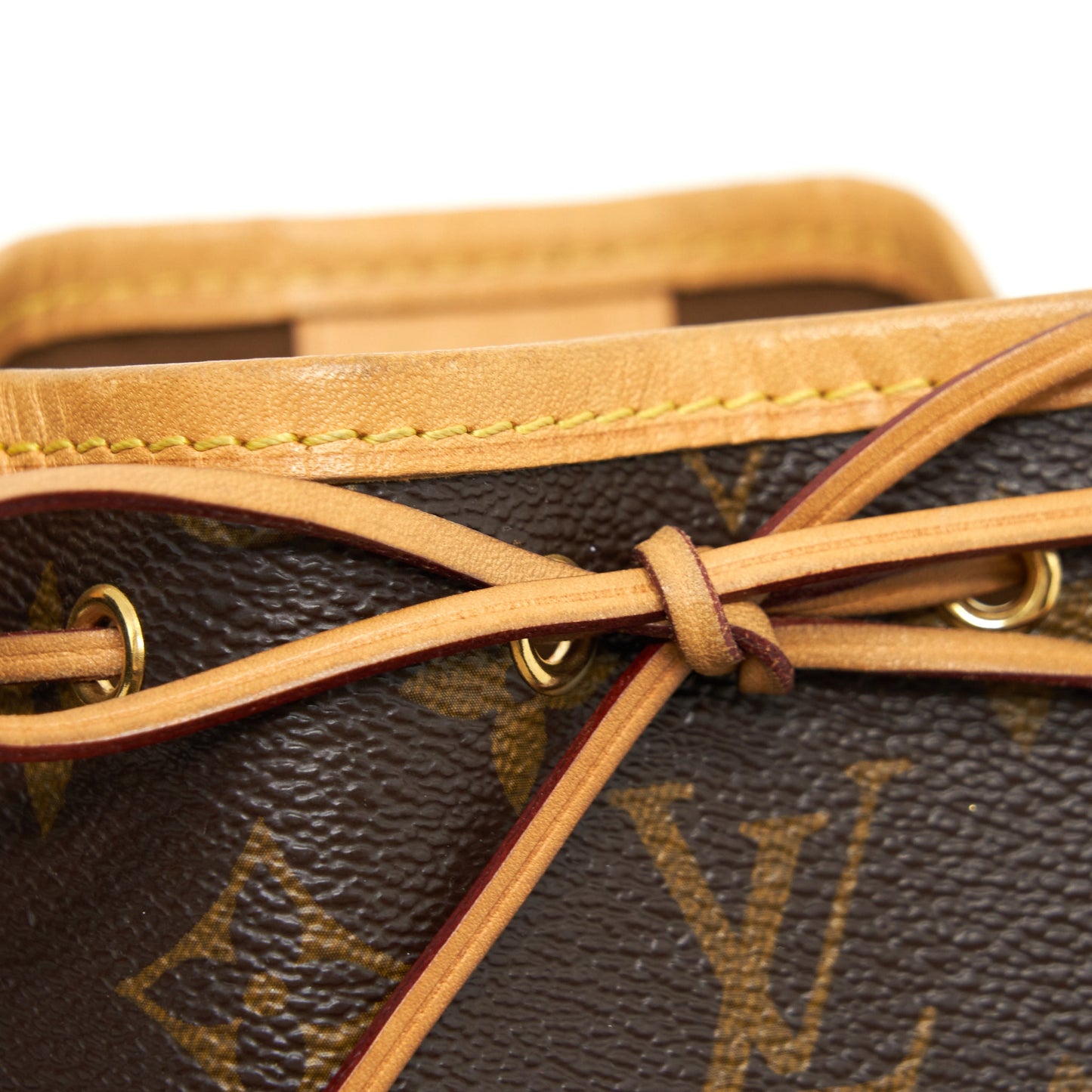 Louis Vuitton Nano Noe Monogram Canvas GHW