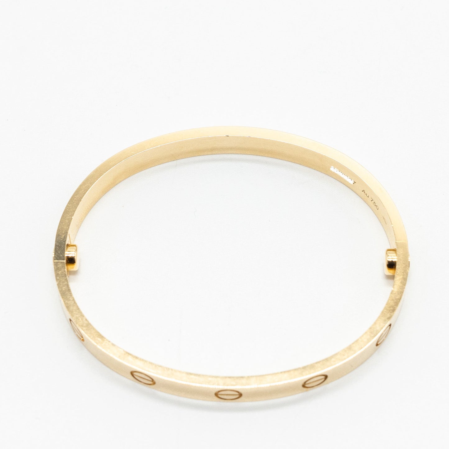 Cartier size 16 love bracelet  yellow gold