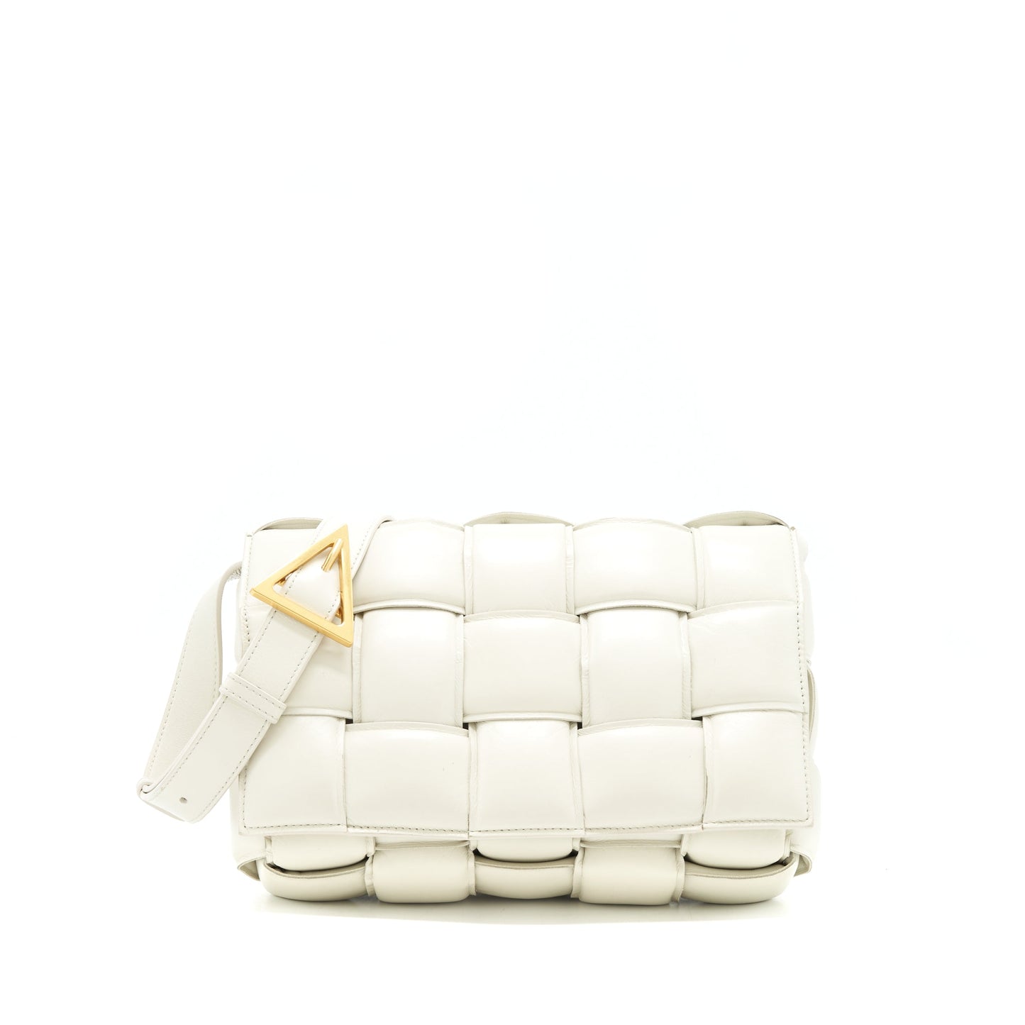 bottega Veneta Padded Cassette Chalk GHW