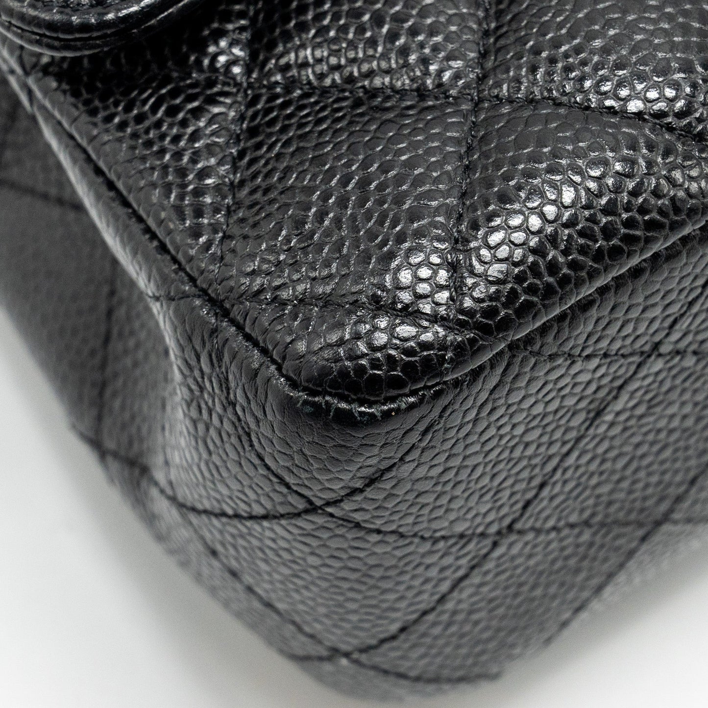 Chanel Medium Classic double flap bag caviar black GHW
