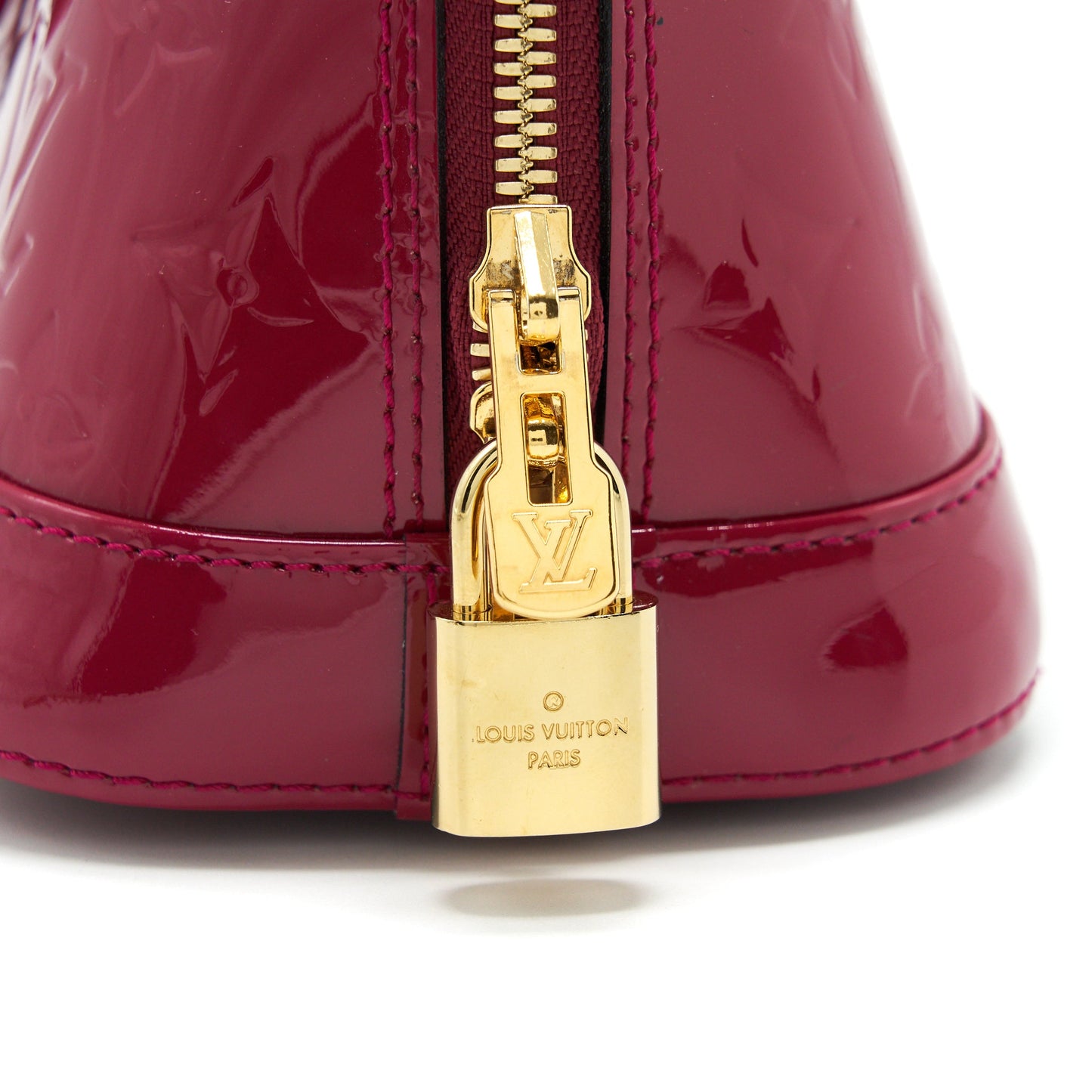 Louis Vuitton Alma BB Patent Leather Indian Rose