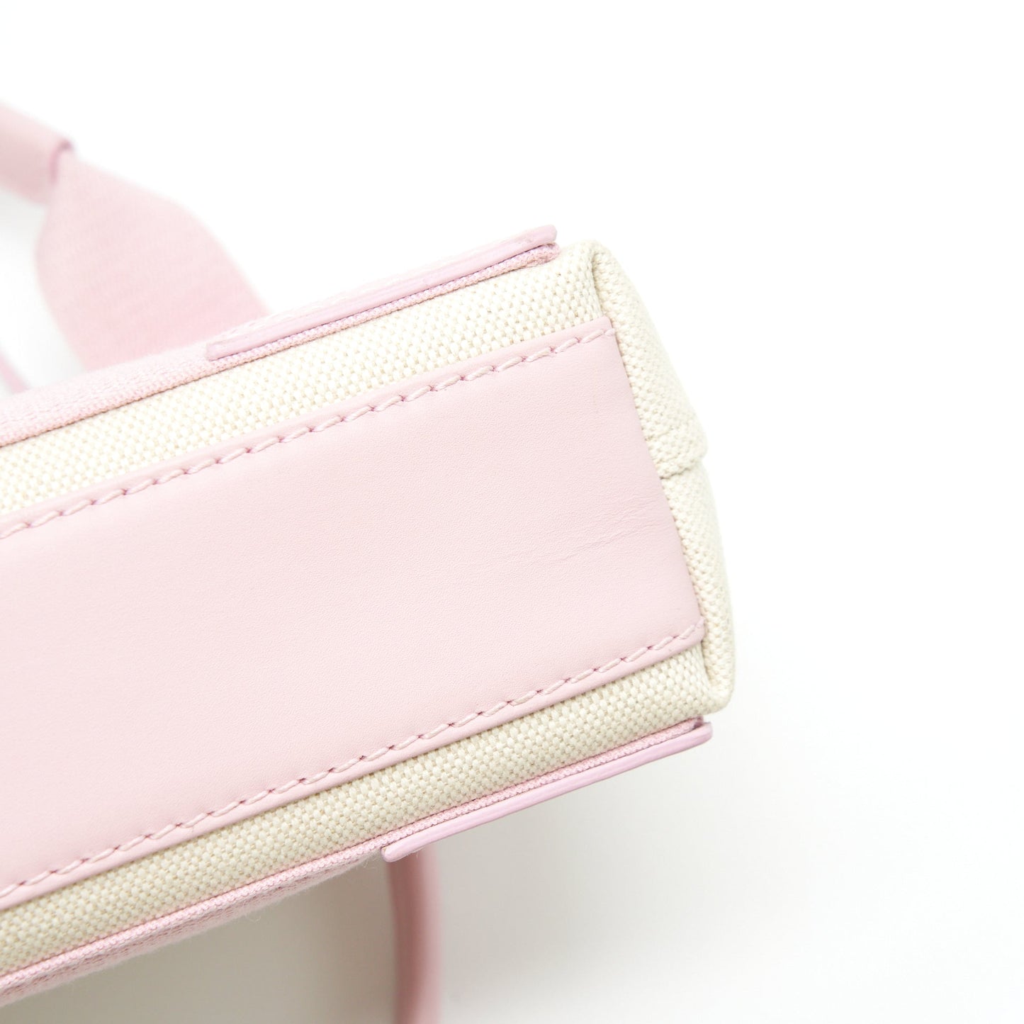 Balenciaga Canvas Cabas Bag Pink SHW