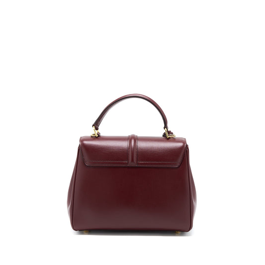 Celine Small 16 Bag Light Burgundy Calfskin GHW