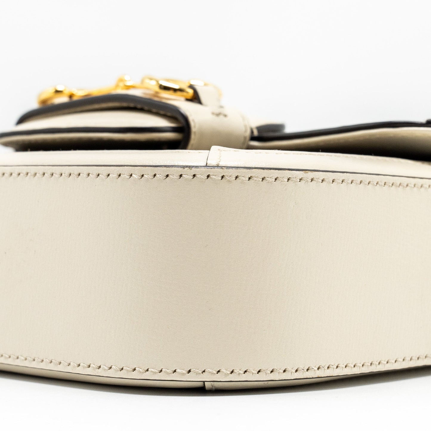GUCCI Mini Hoursebit 1955 Bag GG Supreme Canvas/Leather GHW
