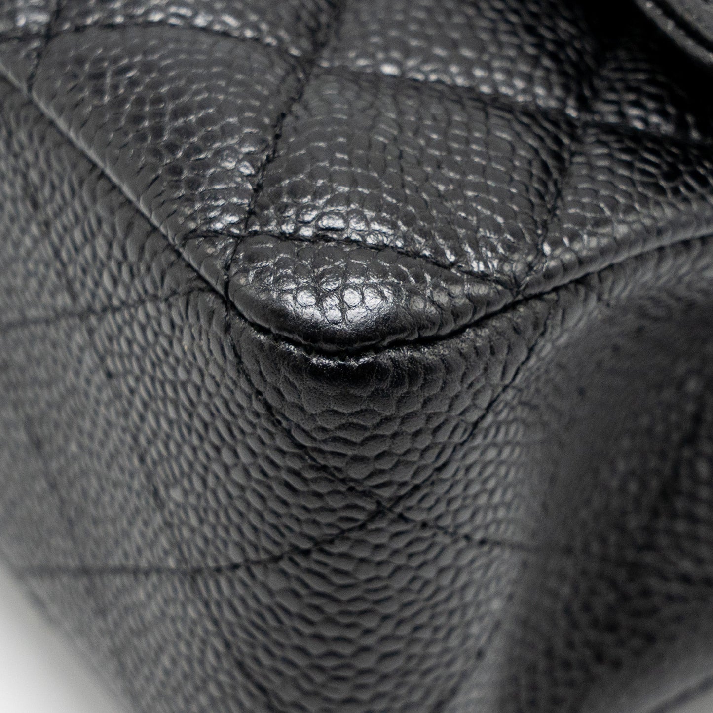 Chanel Medium Classic Double Flap Bag Caviar Black SHW