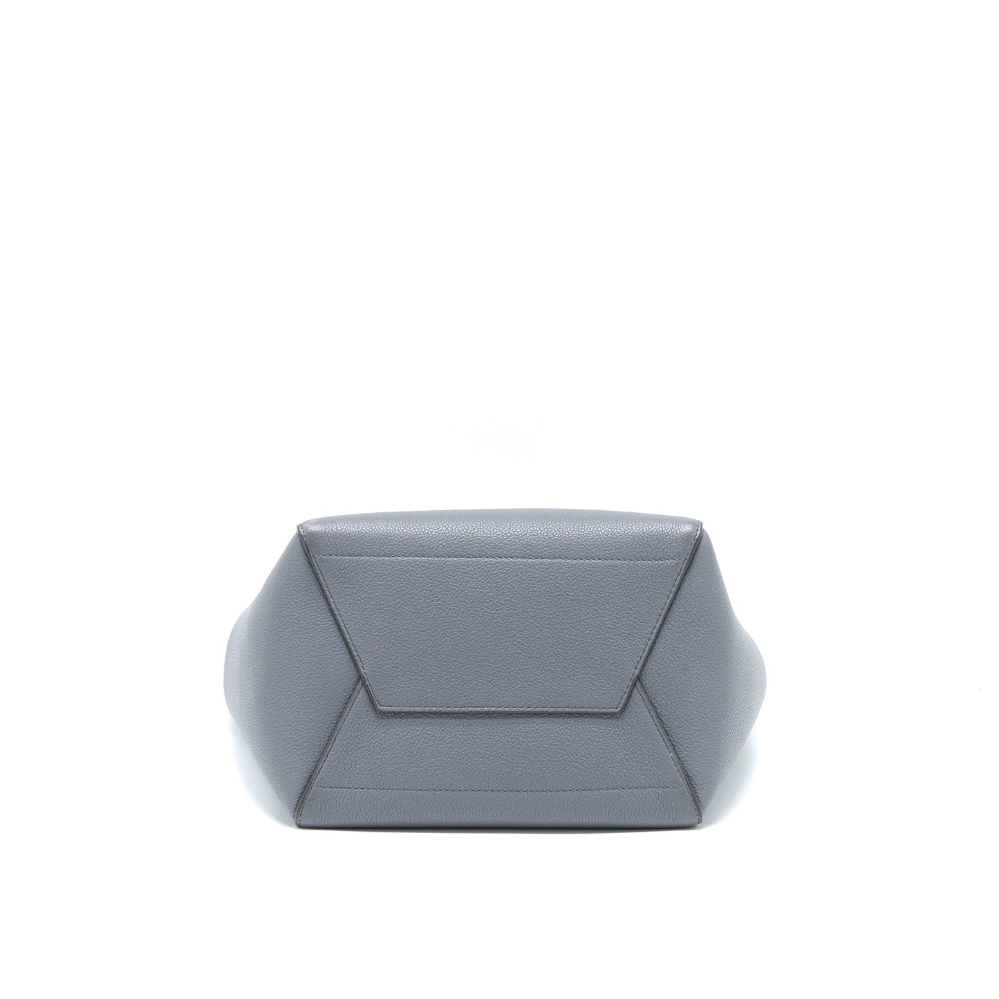 Celine Sangle Bucket Bag Calfskin Grey GHW