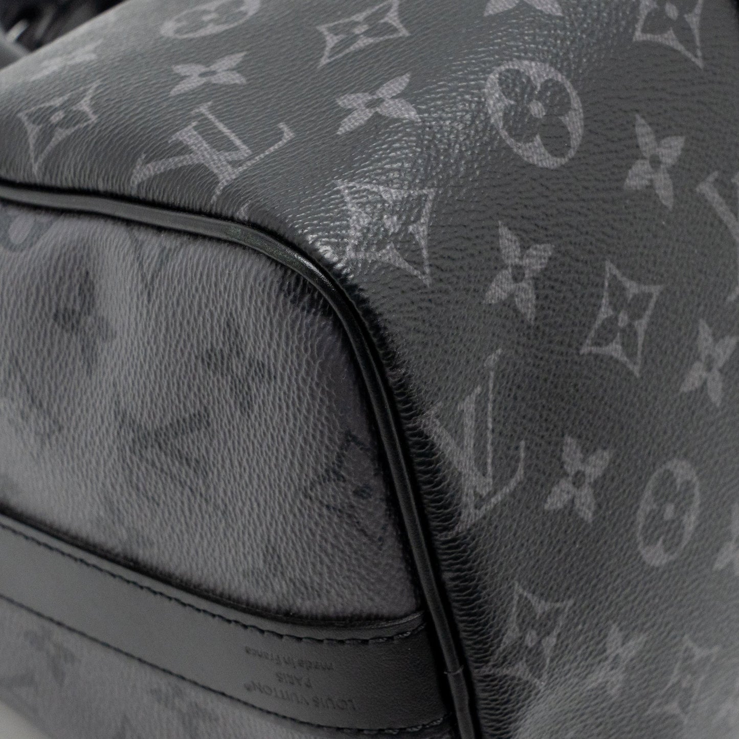 Louis Vuitton Keepall bandouliere 35 Monogram Eclipse coated canvas SHW